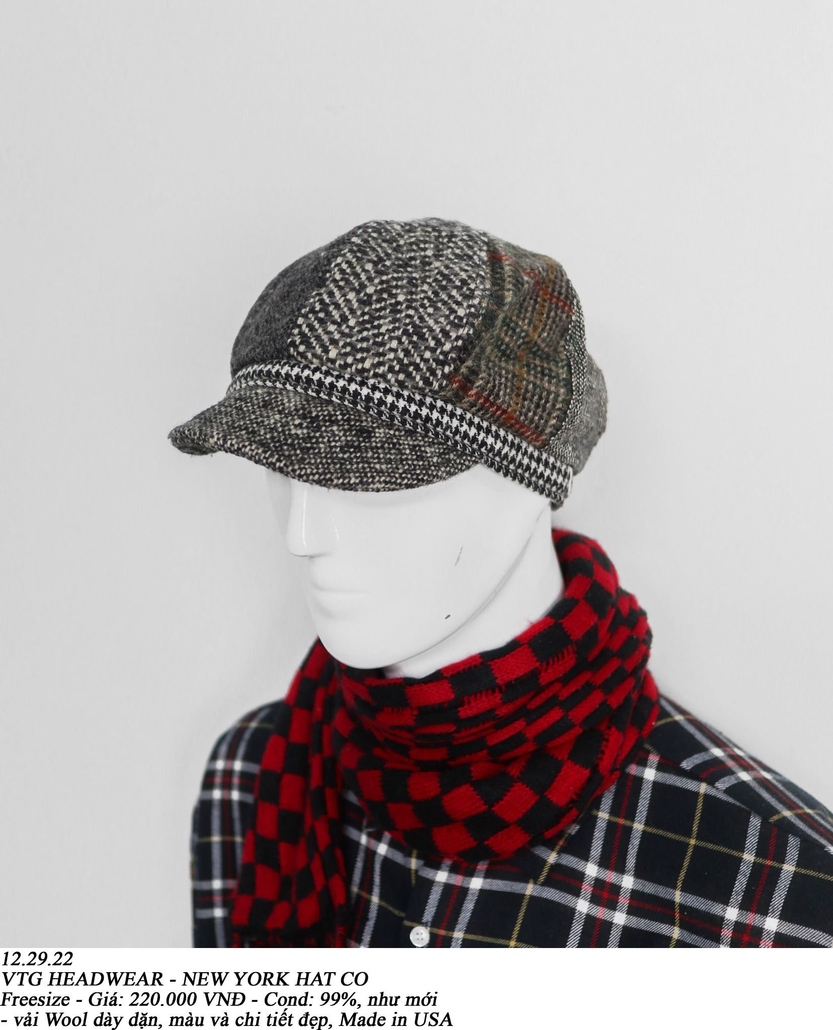 12.29.22 - VTG HEADWEAR - NEW YORK HAT CO