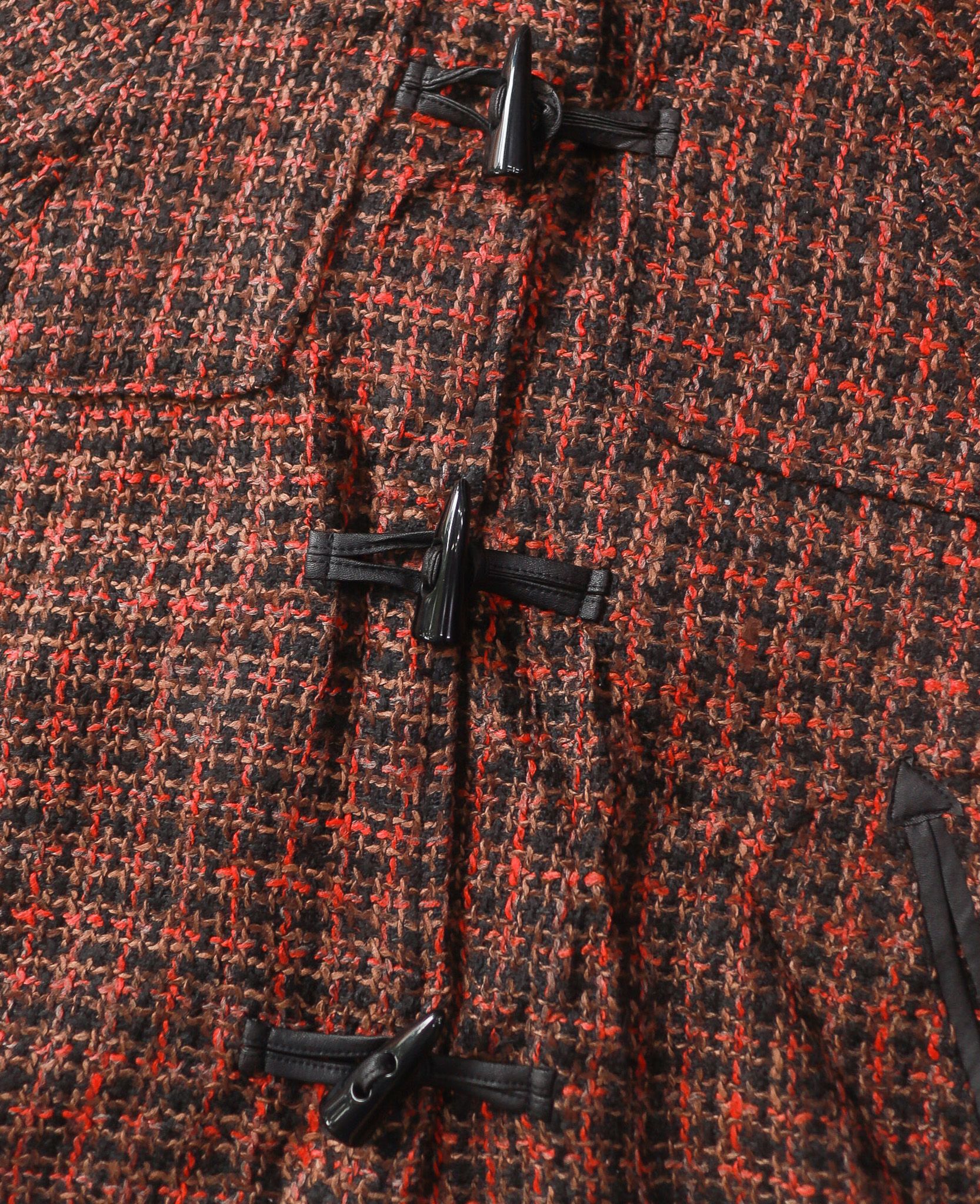 07.17.24 - VTG WOOL PONCHO JACKET - OLIVE DES OLIVE
