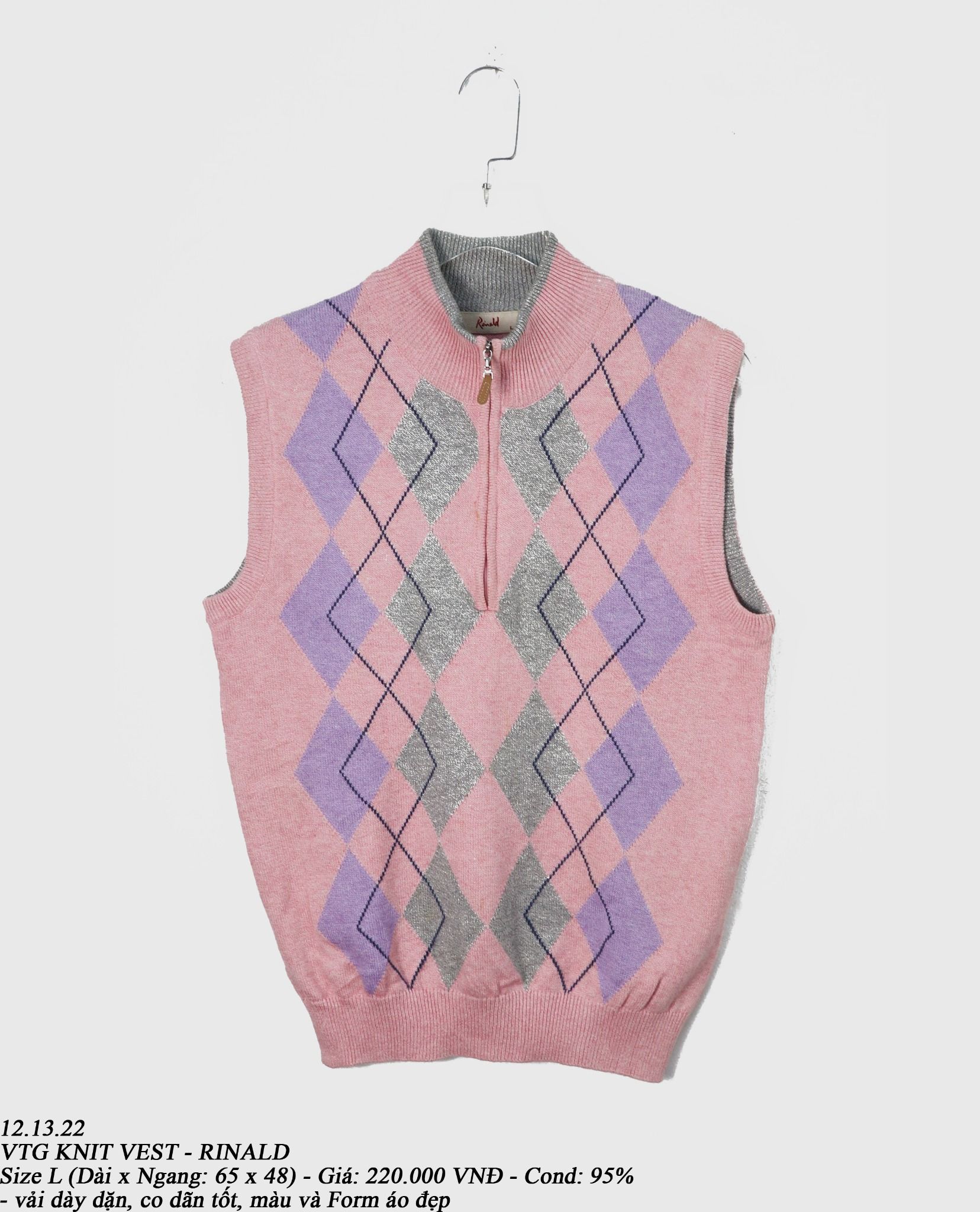 12.13.22 - VTG KNIT VEST - RINALD