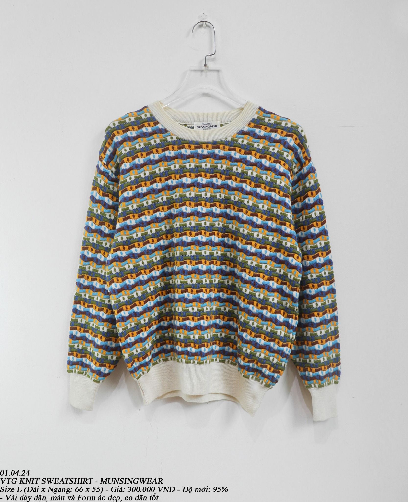 01.04.24 - VTG KNIT SWEATSHIRT - MUSINGWEAR