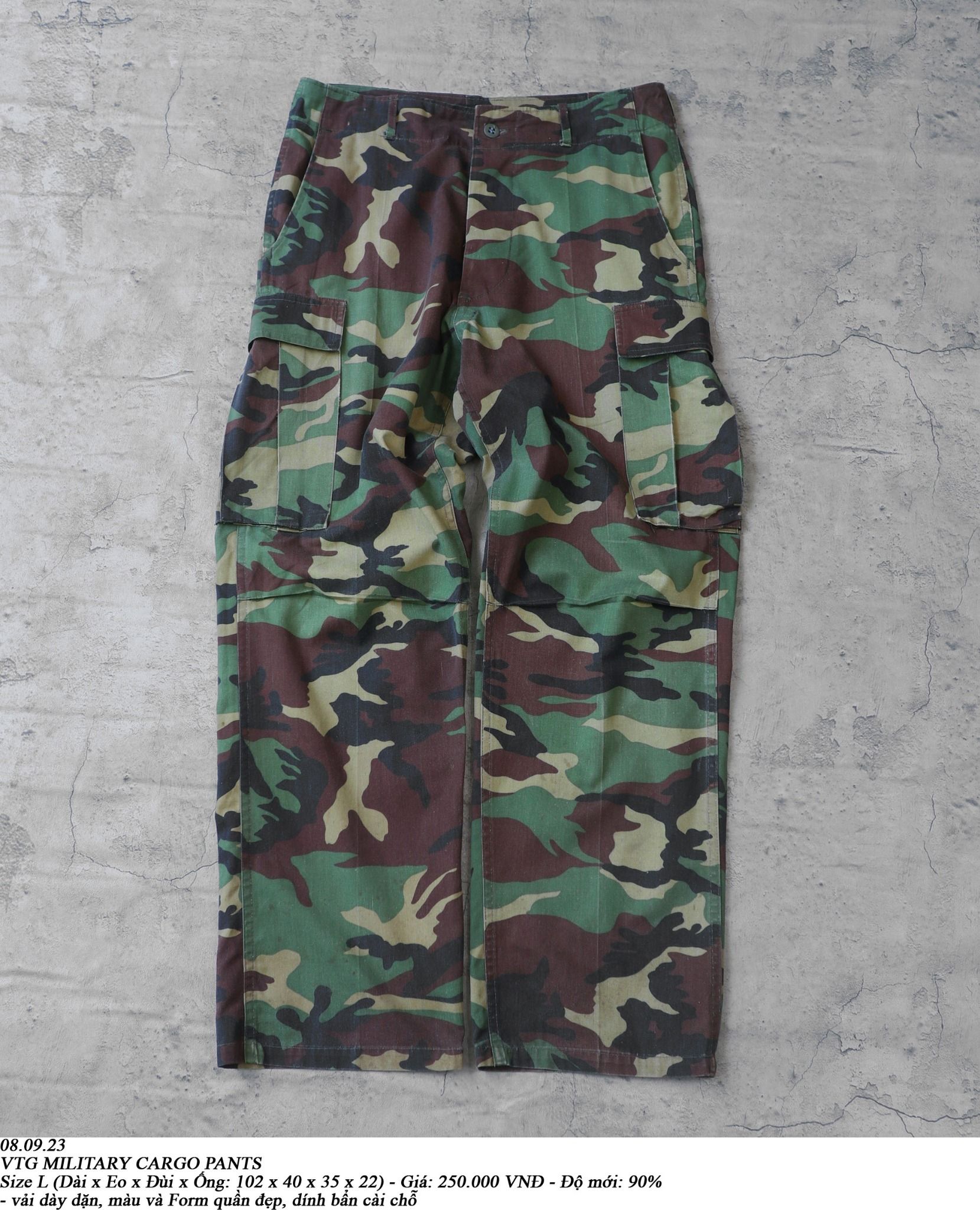 08.09.23 - VTG MILITARY CARGO PANTS