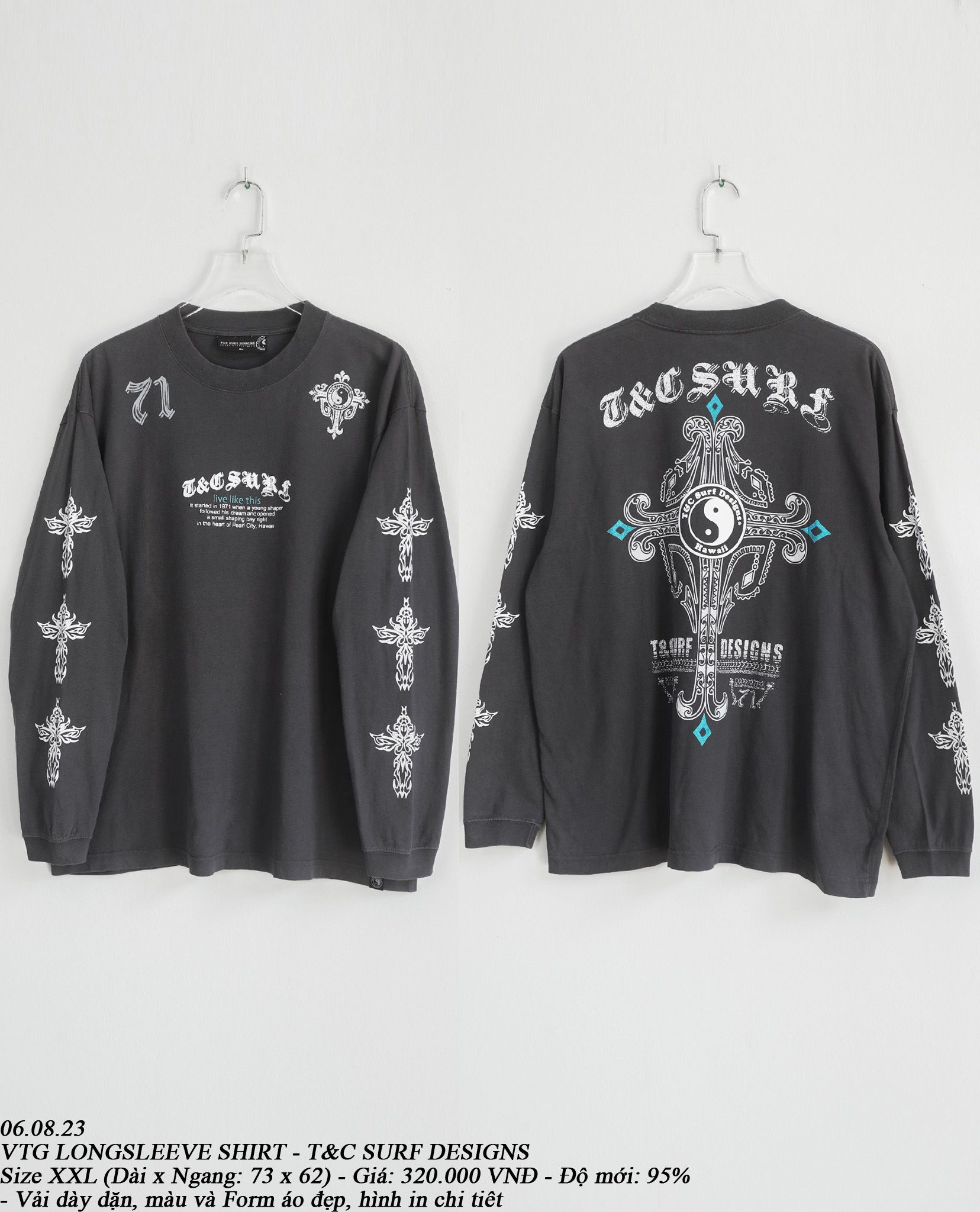 06.08.23 - VTG LONGSLEEVE SHIRT - T&C SURF DESIGNS