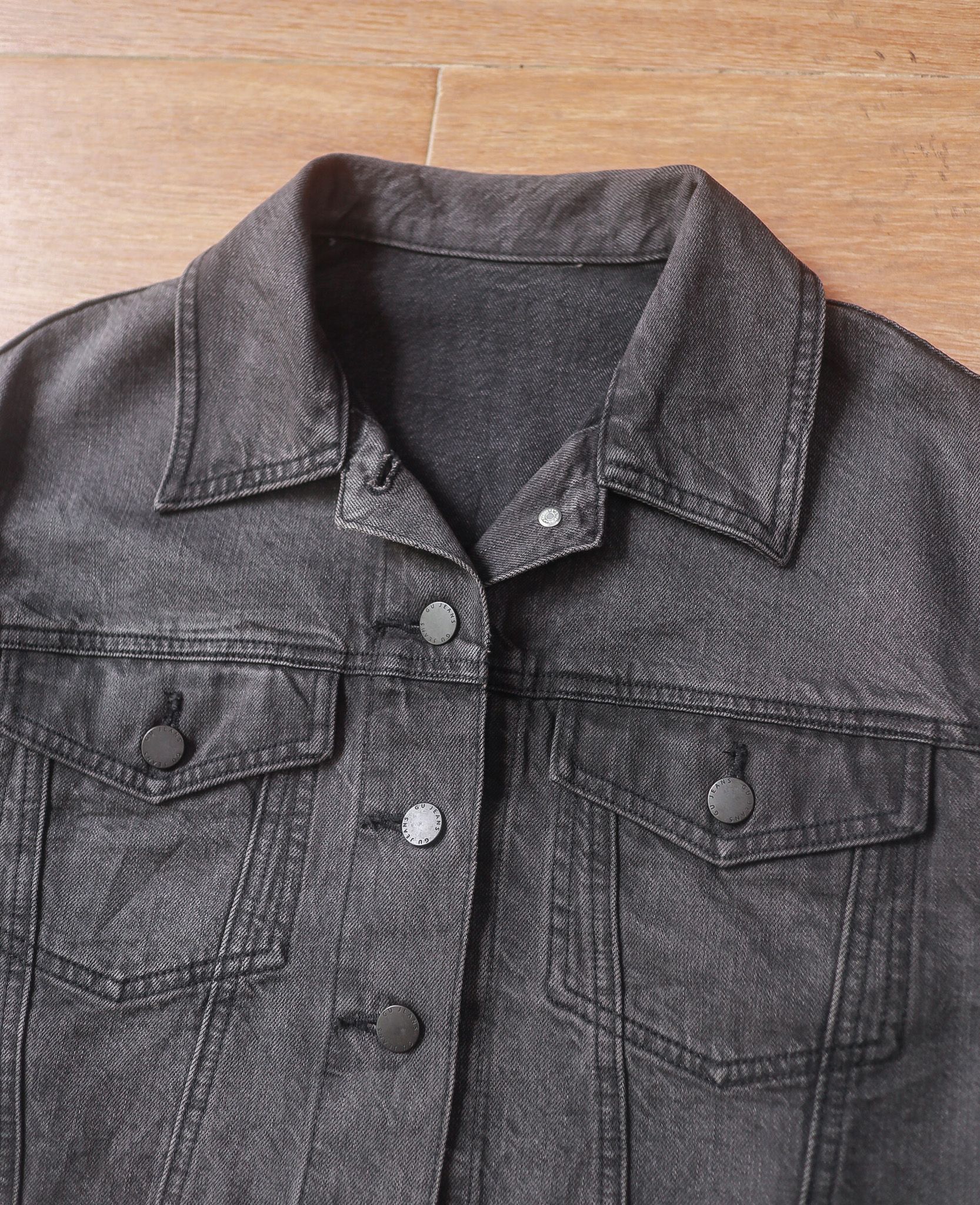 07.21.24 - VTG SUPER CROPPED DENIM JACKET - GU by UNIQLO