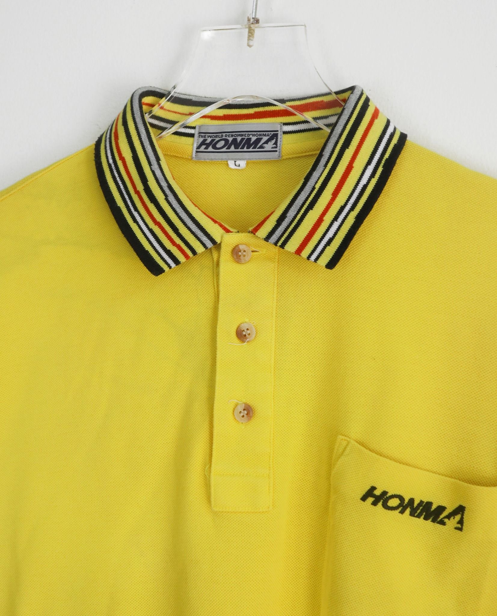 06.08.23 - VTG LONGSLEEVE POLO SHIRT - HONMA