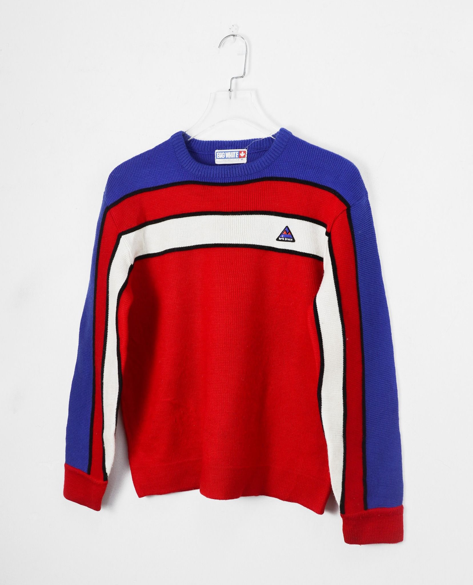 13.12.22 - VTG KNIT SWEATSHIRT - BIG WHITE 90s