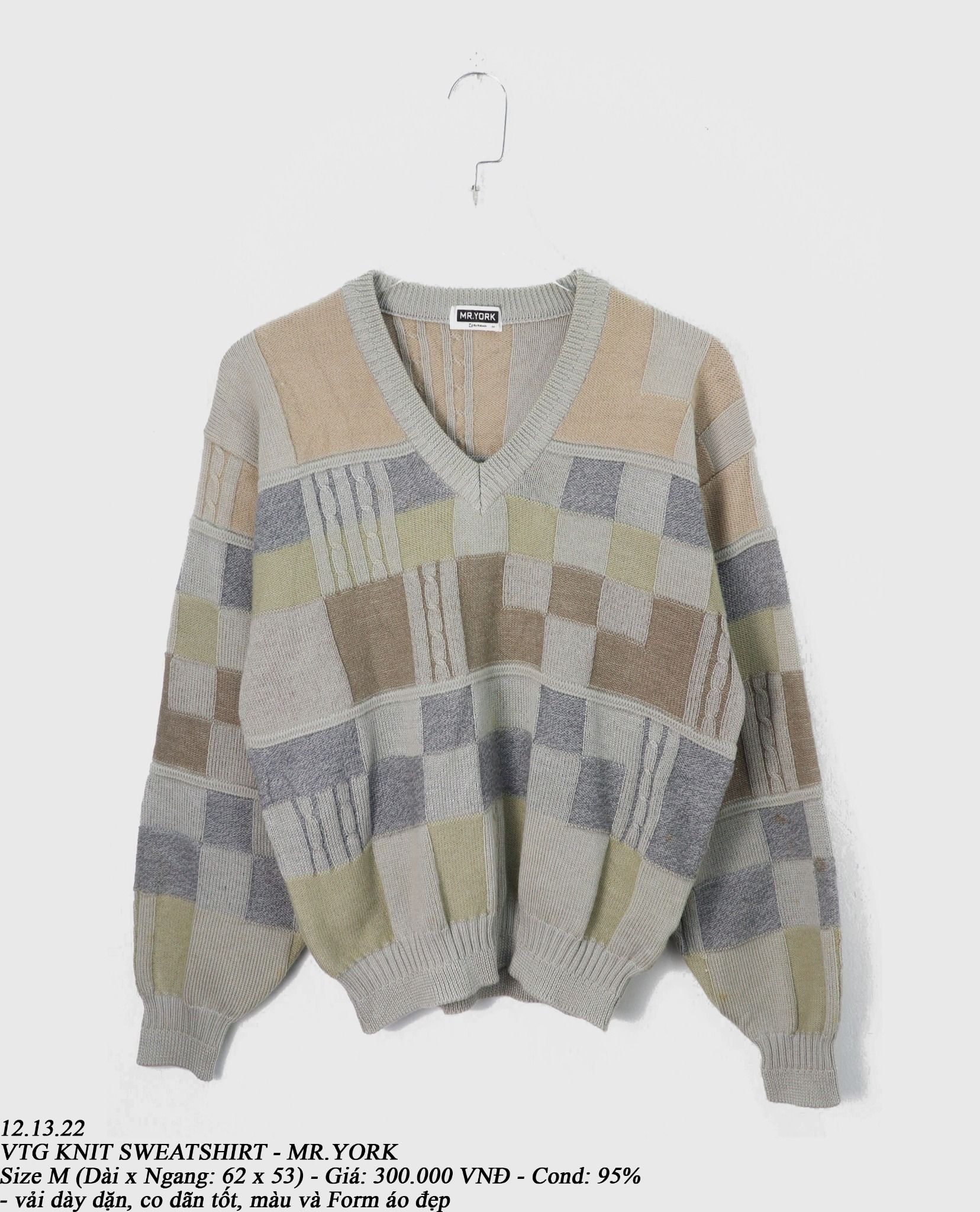 13.12.22 - VTG KNIT SWEATSHIRT - MR.YORK