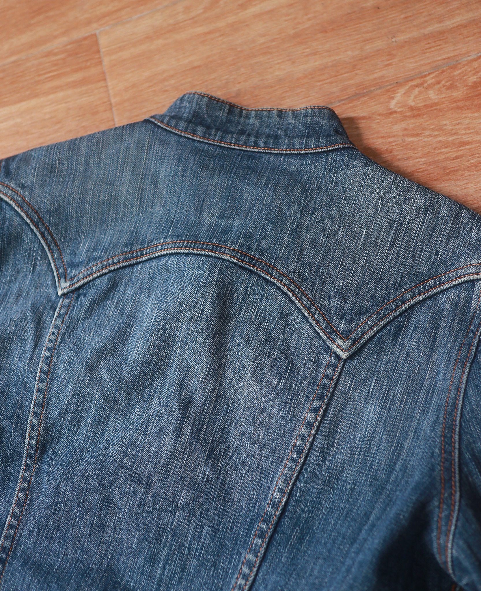 07.21.24 - VTG CROPPED DENIM JACKET - GAP