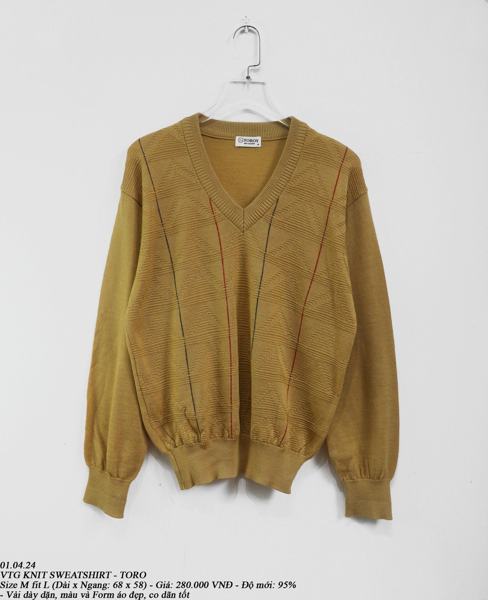 01.04.24 - VTG KNIT SWEATSHIRT - TORO