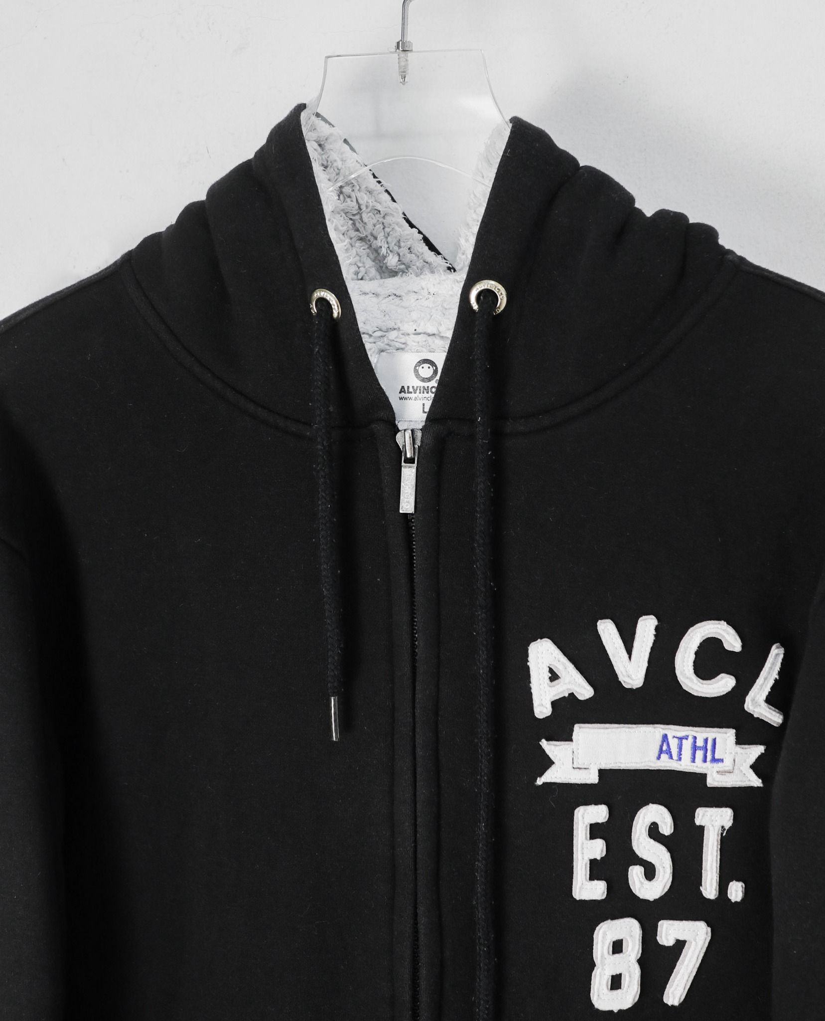 12.15.22 - VTG FLEECE LINED ZIP UP HOODIE - ALVINCLO