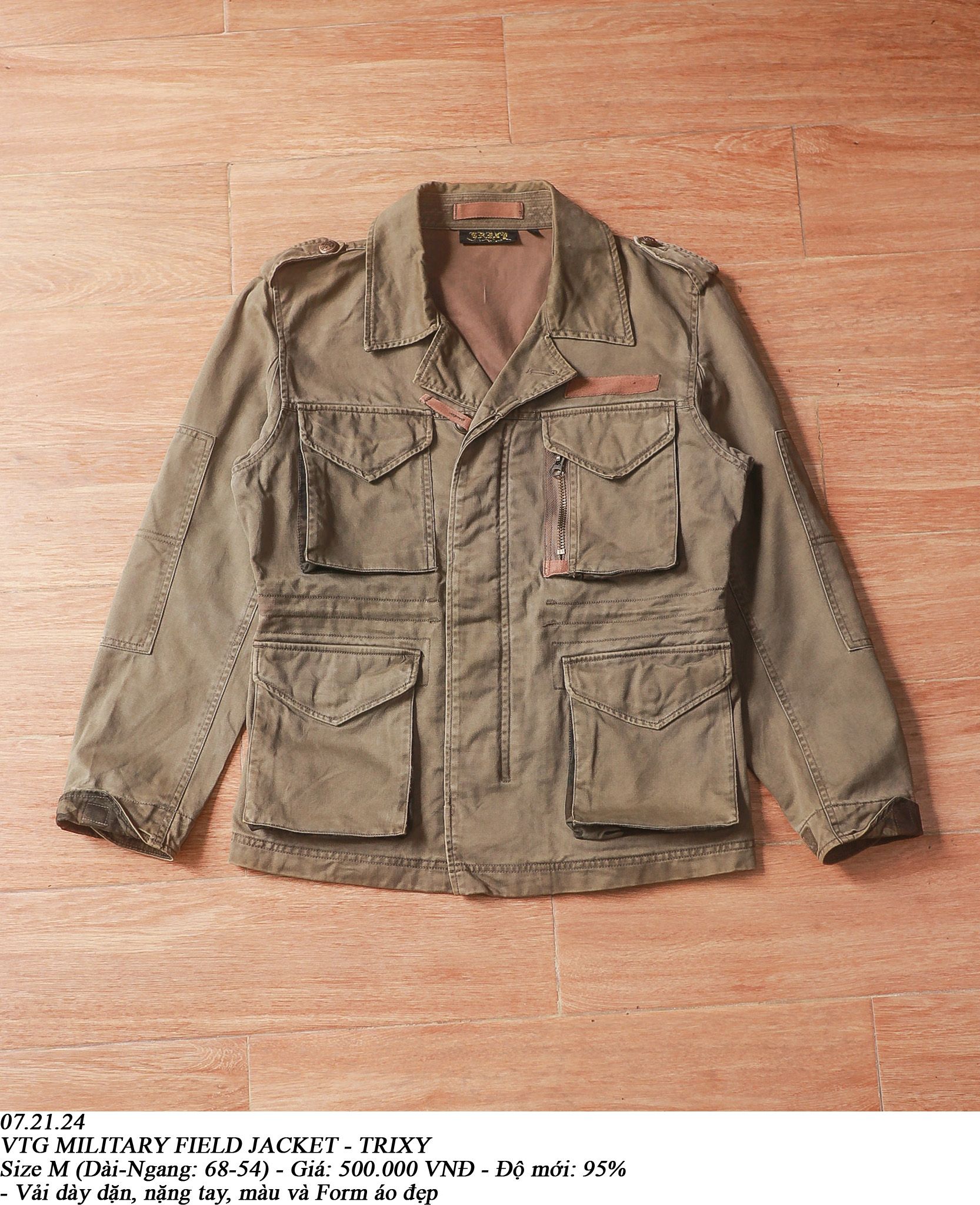 07.21.24 - VTG MILITARY FIELD JACKET - TRIXXY