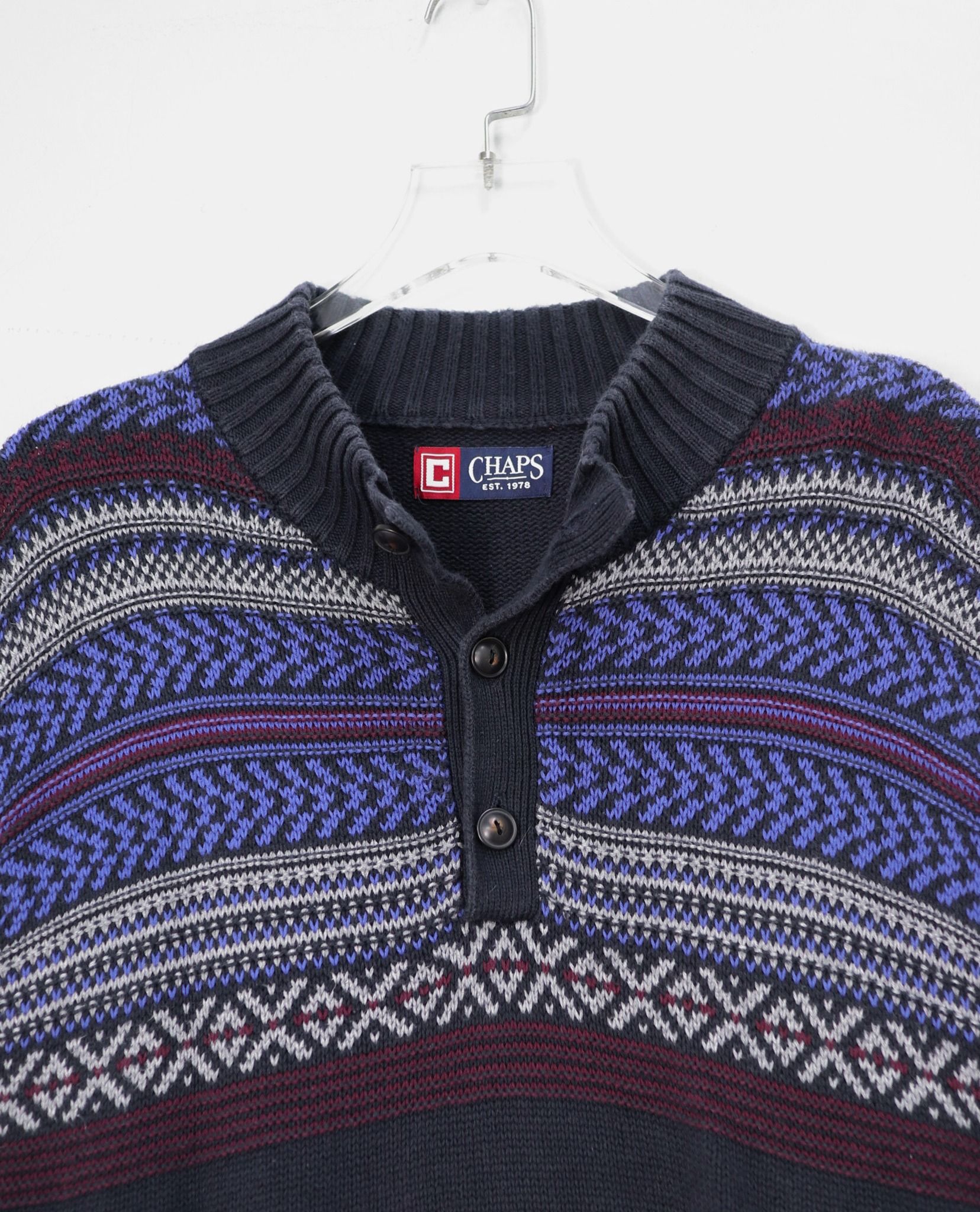 10.21.22 - VTG KNIT SWEATSHIRT - CHAPS