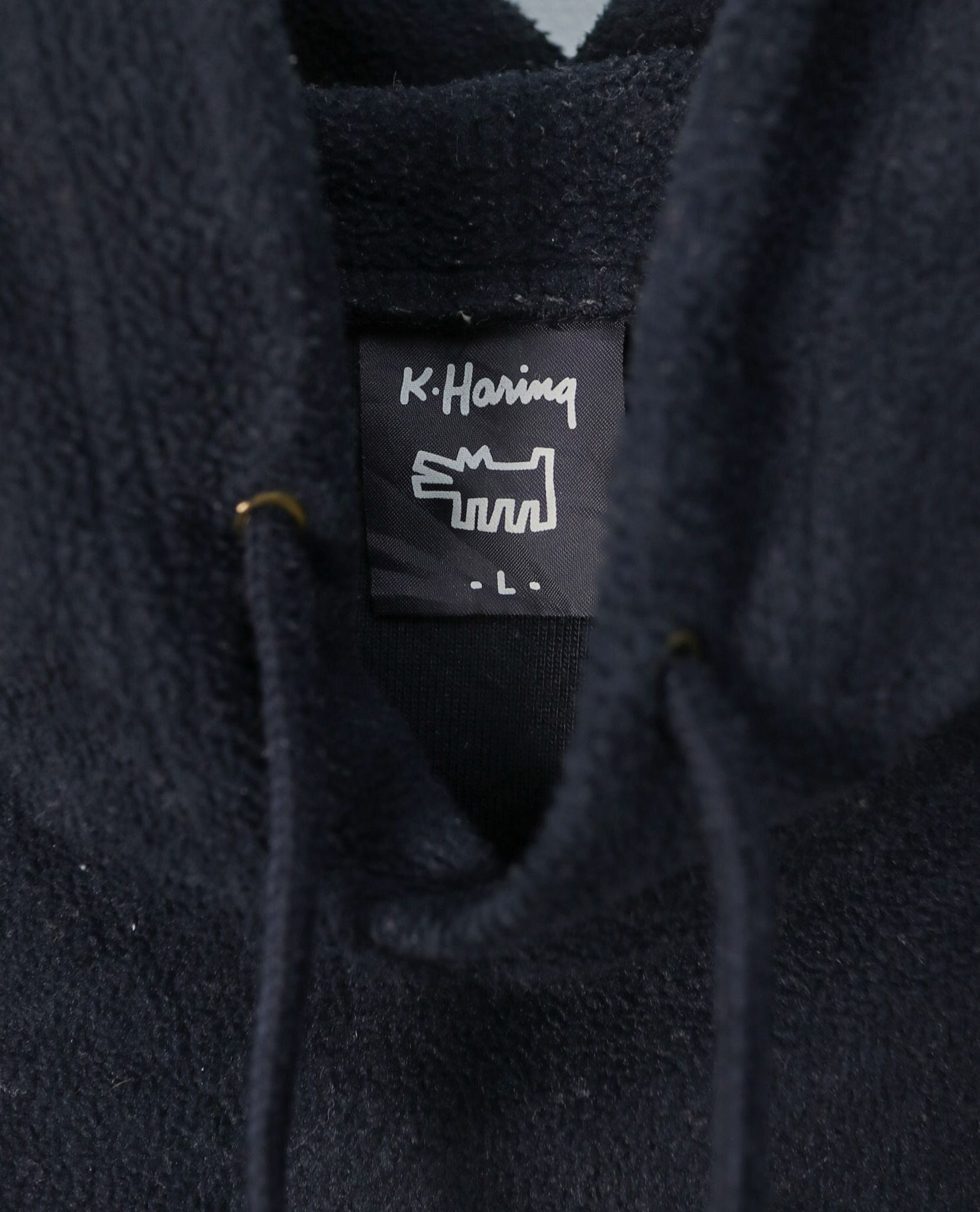 12.15.22 - VTG FLEECE PULLOVER HOODIE - UNIQLO X K-HARING