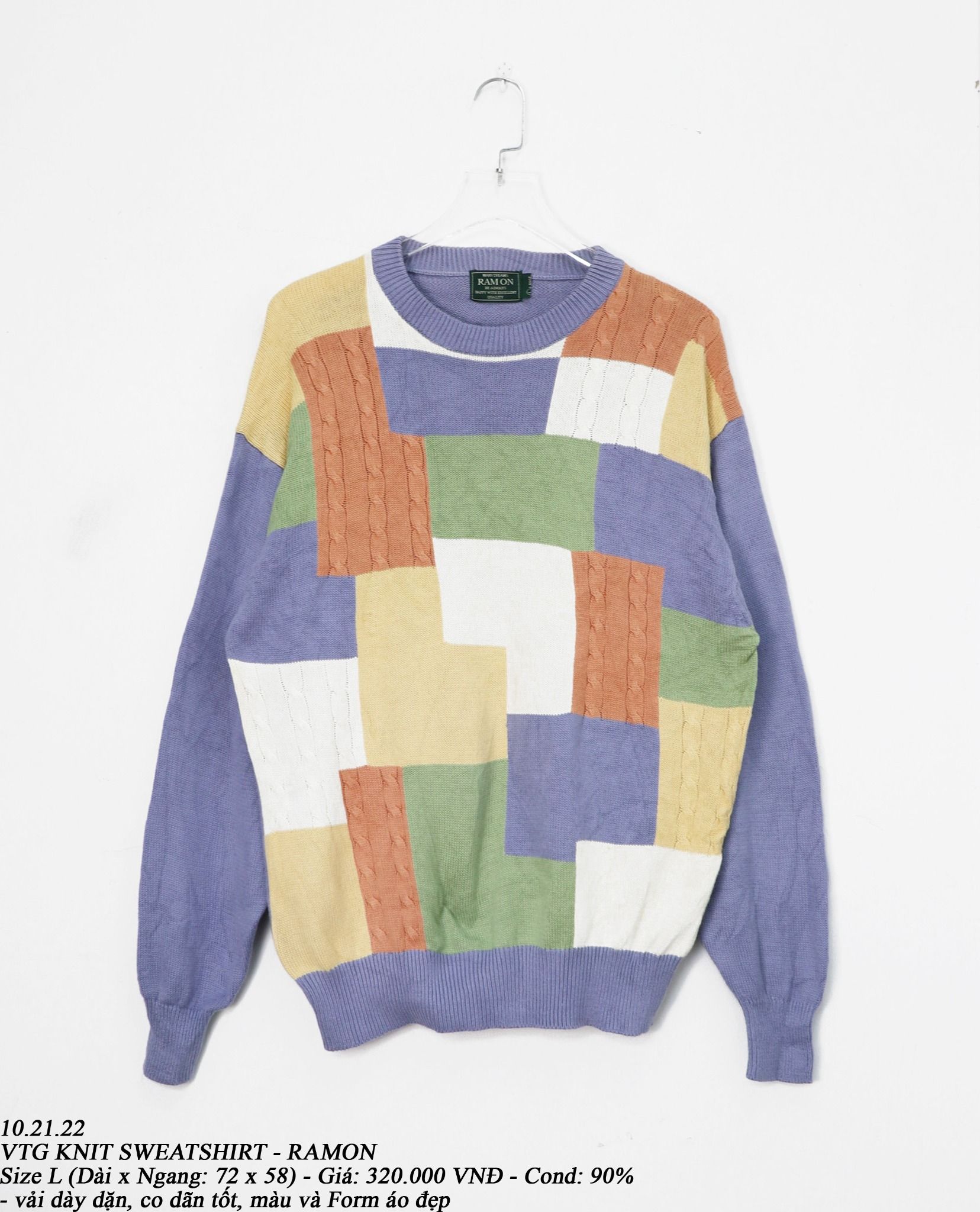10.21.22 - VTG KNIT SWEATSHIRT - RAMON