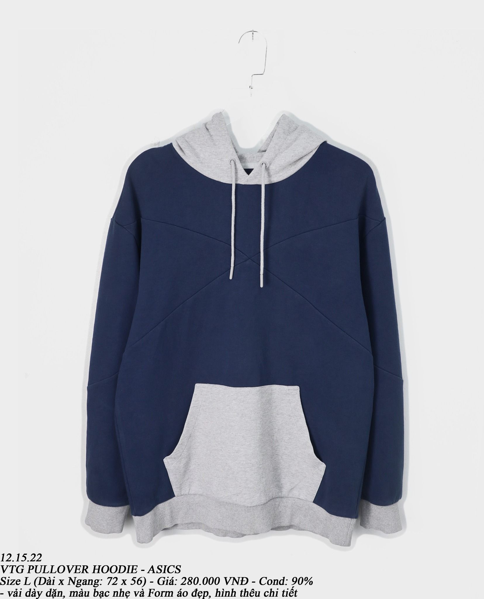 12.15.22 - VTG PULLOVER HOODIE - ASICS
