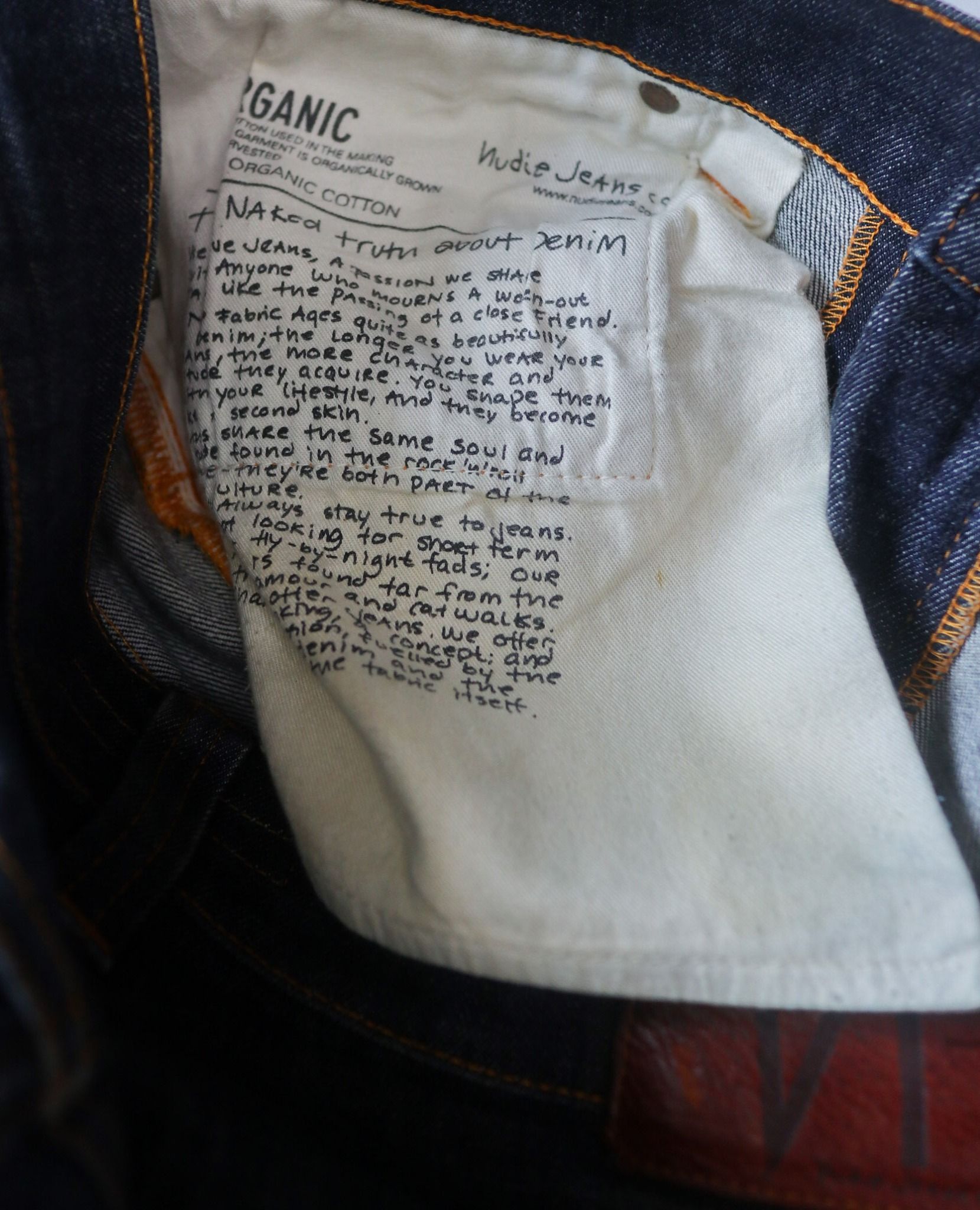 08.16.23 - VTG DENIM PANTS - NUDIE JEANS CO