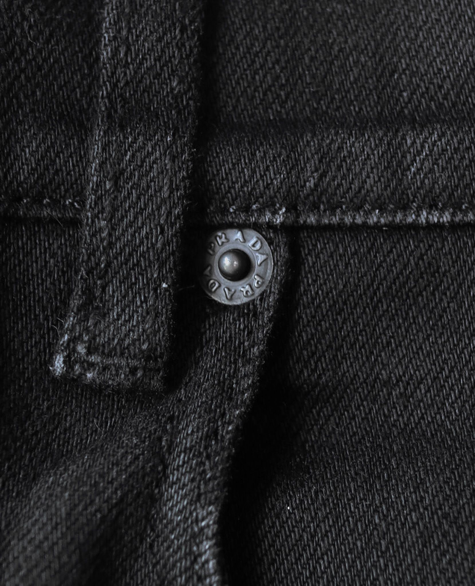 08.16.23 - VTG TIGH FIT WAXED DENIM PANTS - PRADA