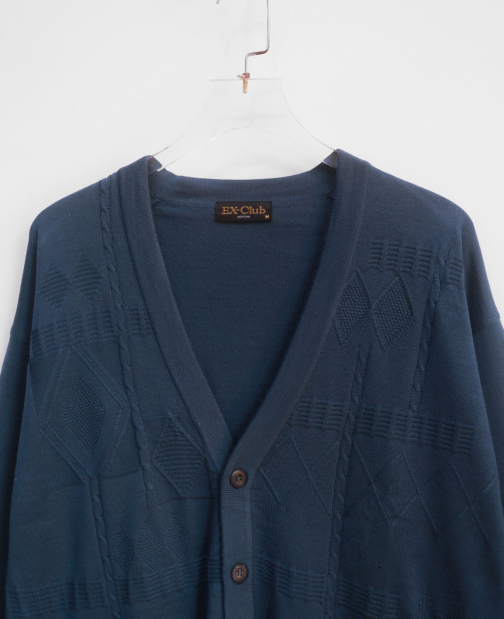 07.26.24 - VTG KNIT CARDIGAN JACKET - EX-CLUB RENOWN