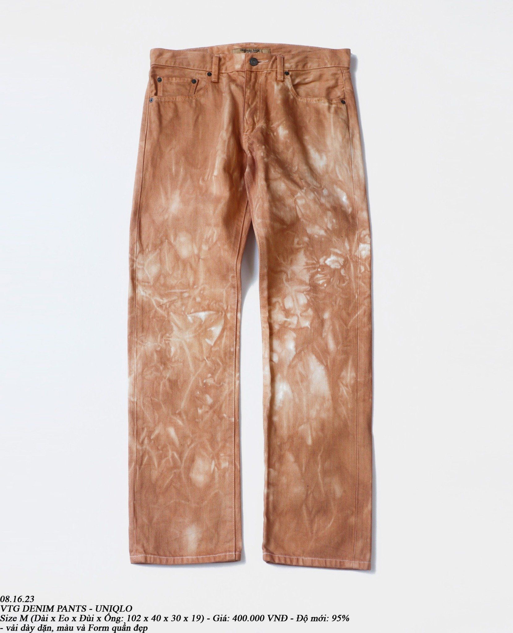 08.16.23 - VTG DENIM PANTS - UNIQLO