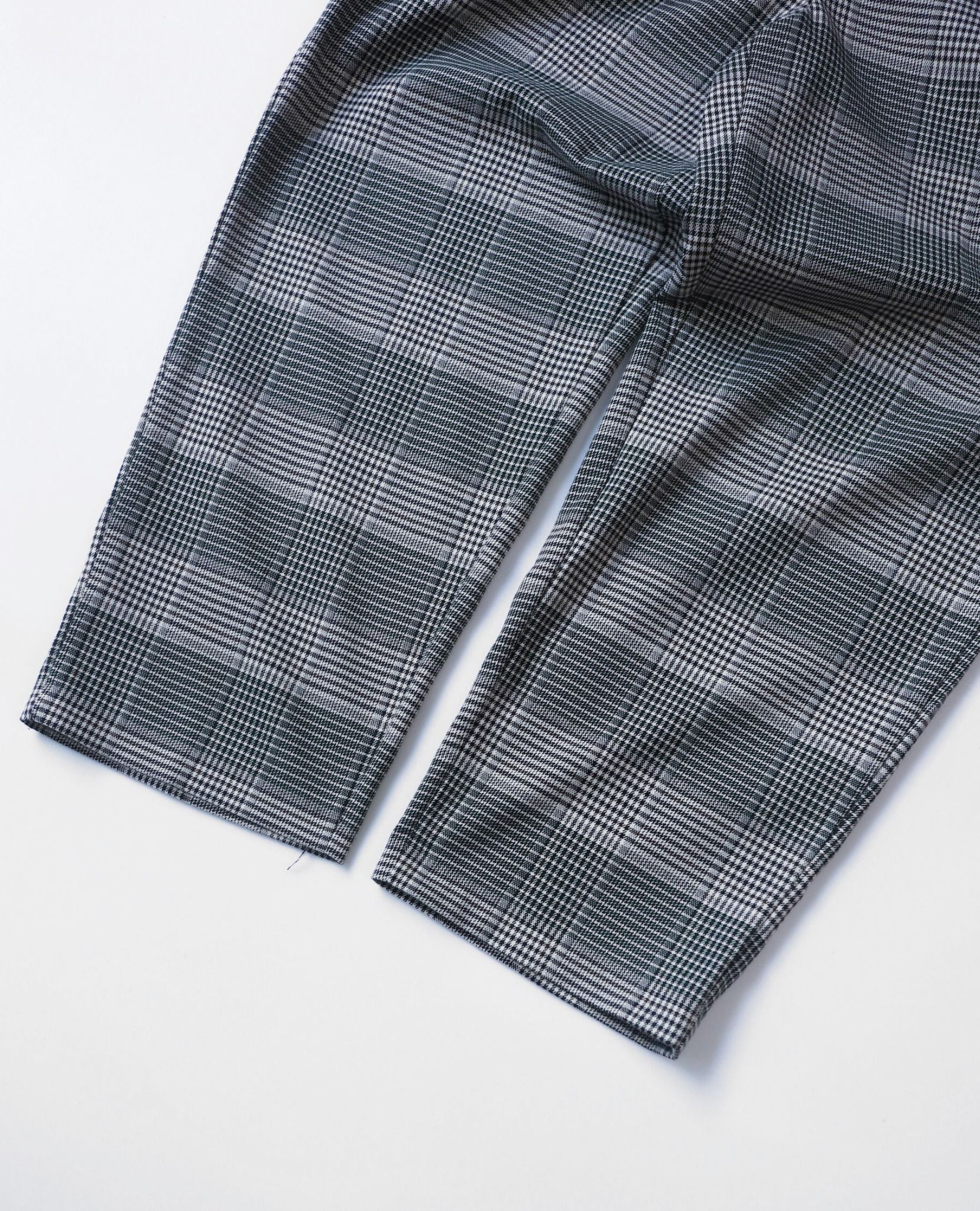 08.14.23 - VTG WOOL FLANNEL BAGGY PANTS - BLACKNAVY