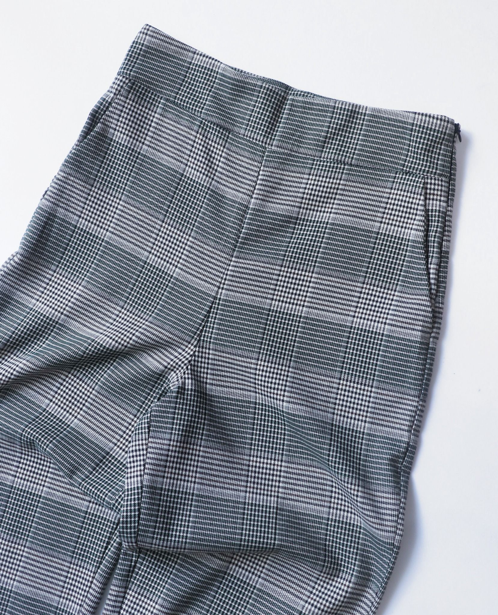 08.14.23 - VTG WOOL FLANNEL BAGGY PANTS - BLACKNAVY