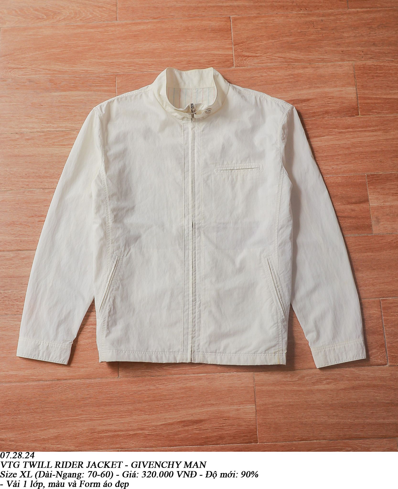 07.28.24 - VTG TWILL RIDER JACKET - GIVENCHY MAN