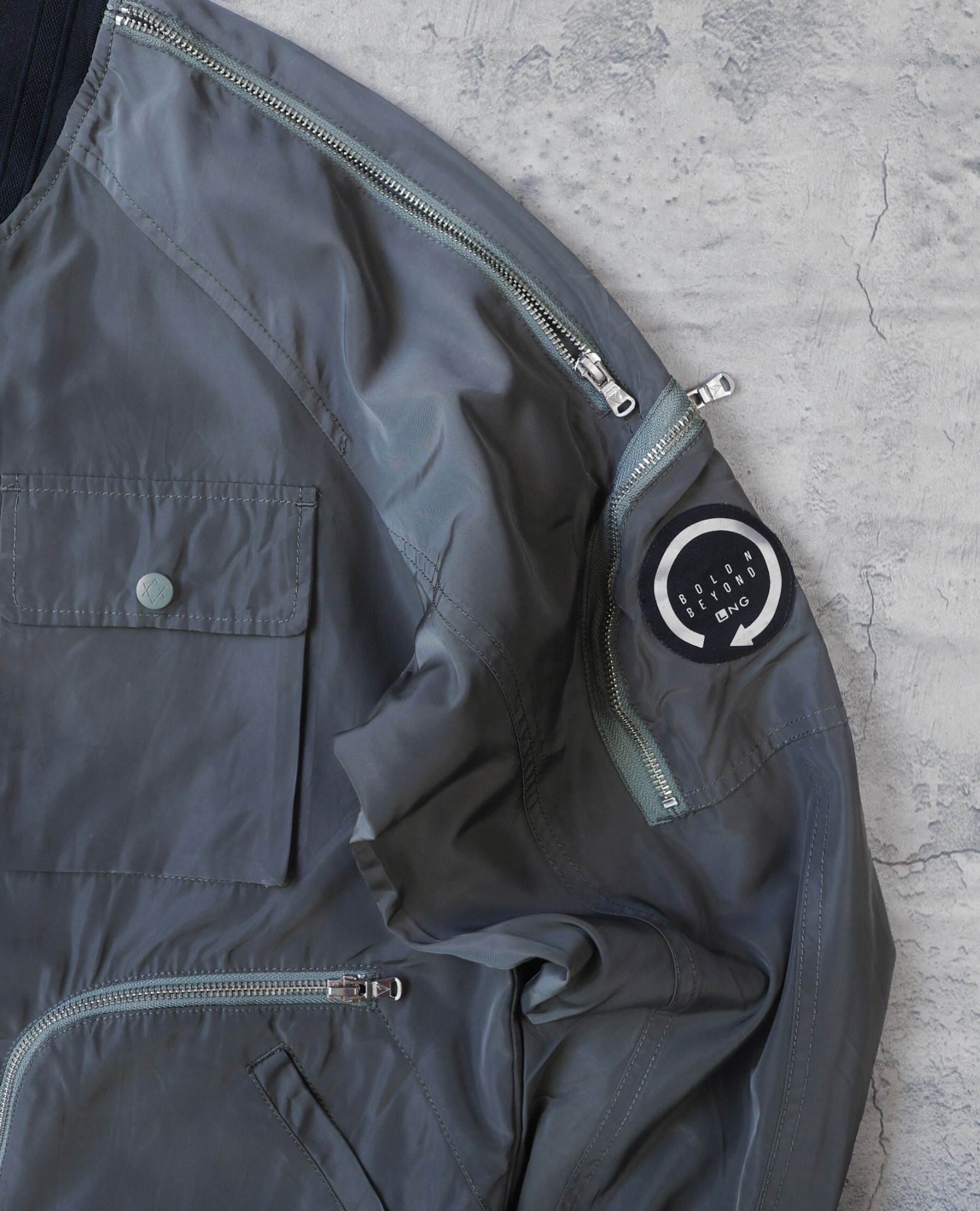08.11.23 - VTG NYLON TECH BOMBER JACKET - LIFE NATURE GO