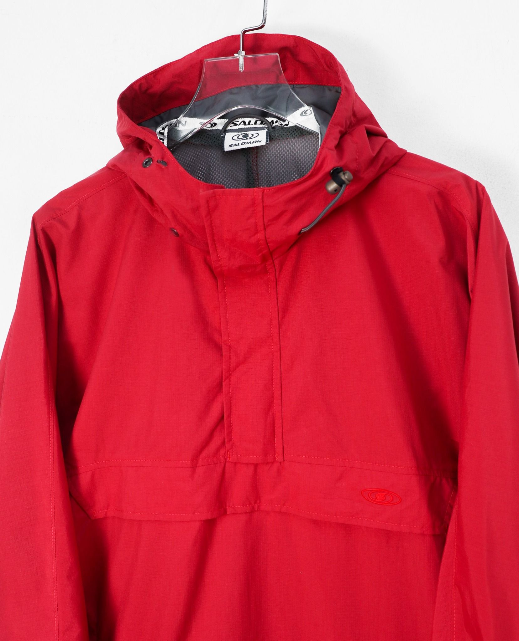12.18.22 - VTG QUARTER ZIP WINDBREAKER JACKET - SALOMON