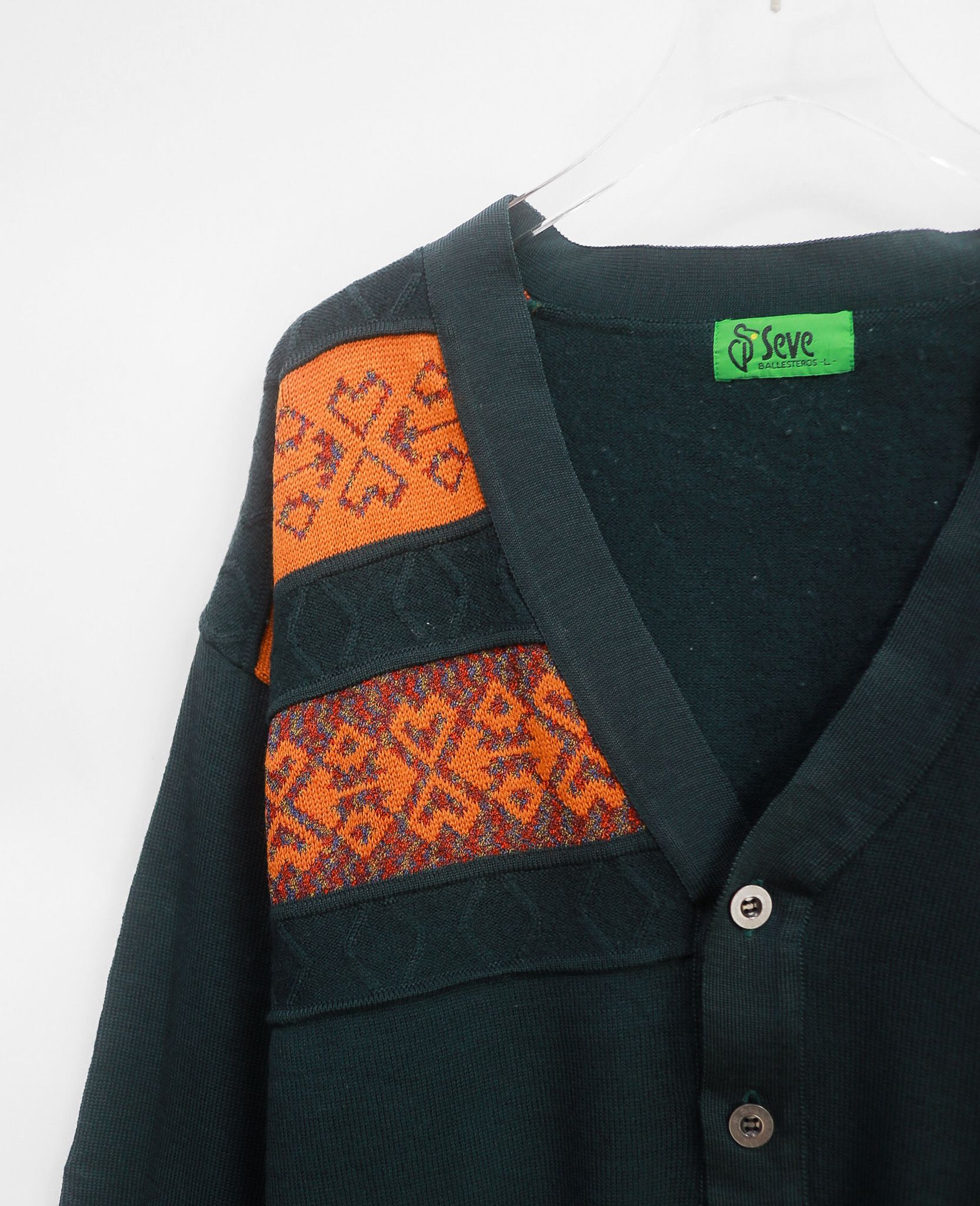 07.27.24 - VTG CROPPED KNIT CARDIGAN JACKET - SEVE