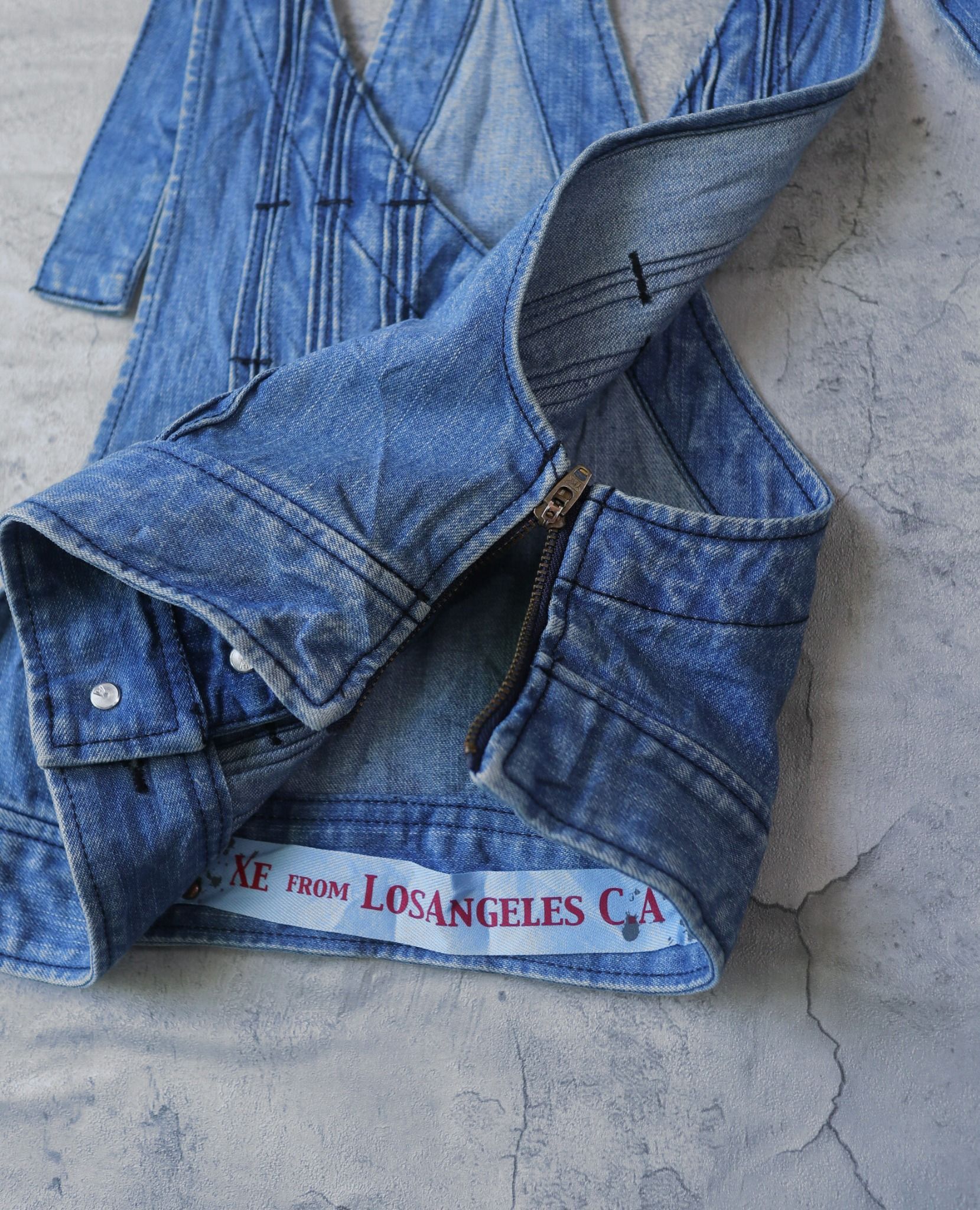 08.11.23 - VTG DENIM VEST JACKET - XE FROM LOS ANGELES
