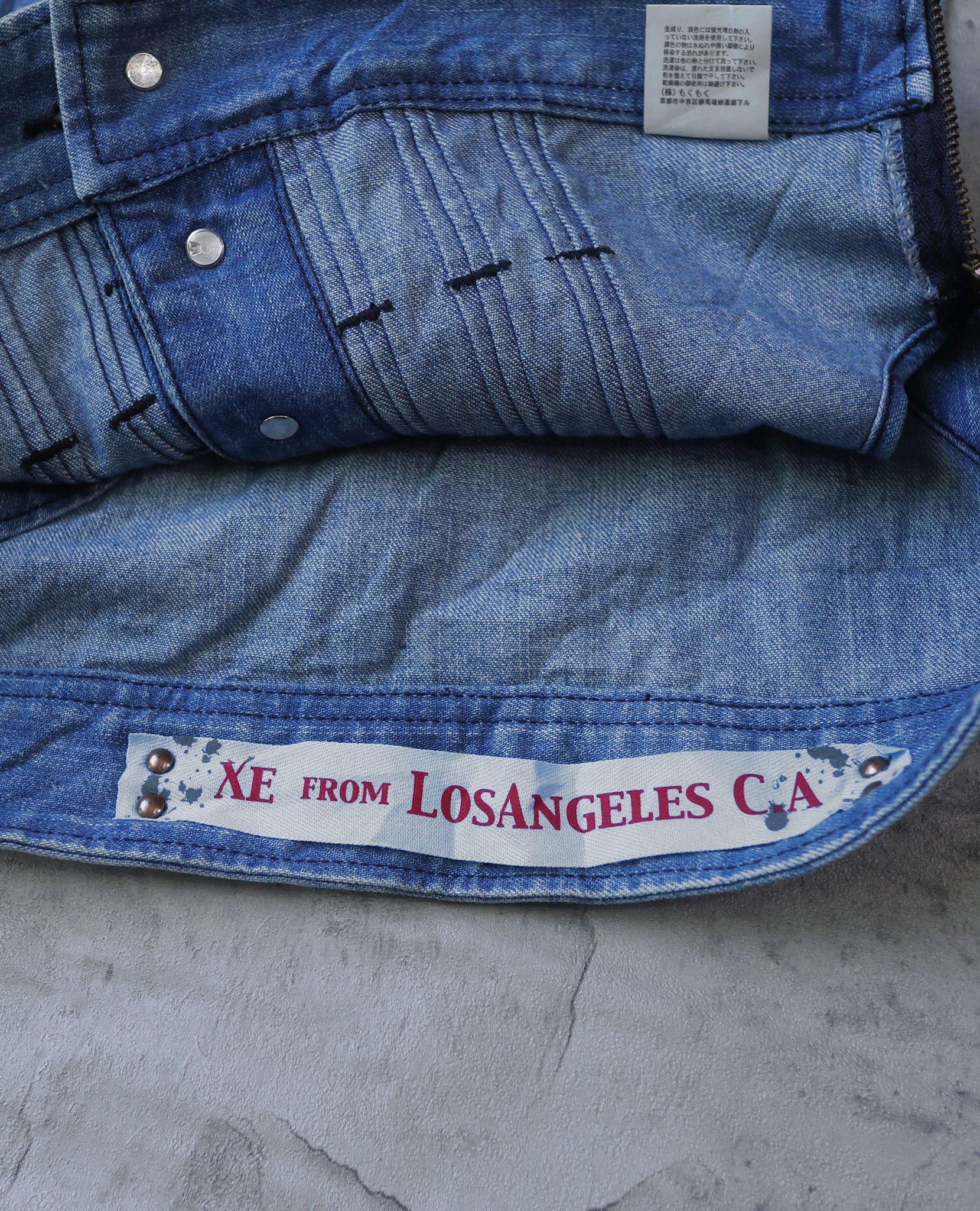 08.11.23 - VTG DENIM VEST JACKET - XE FROM LOS ANGELES