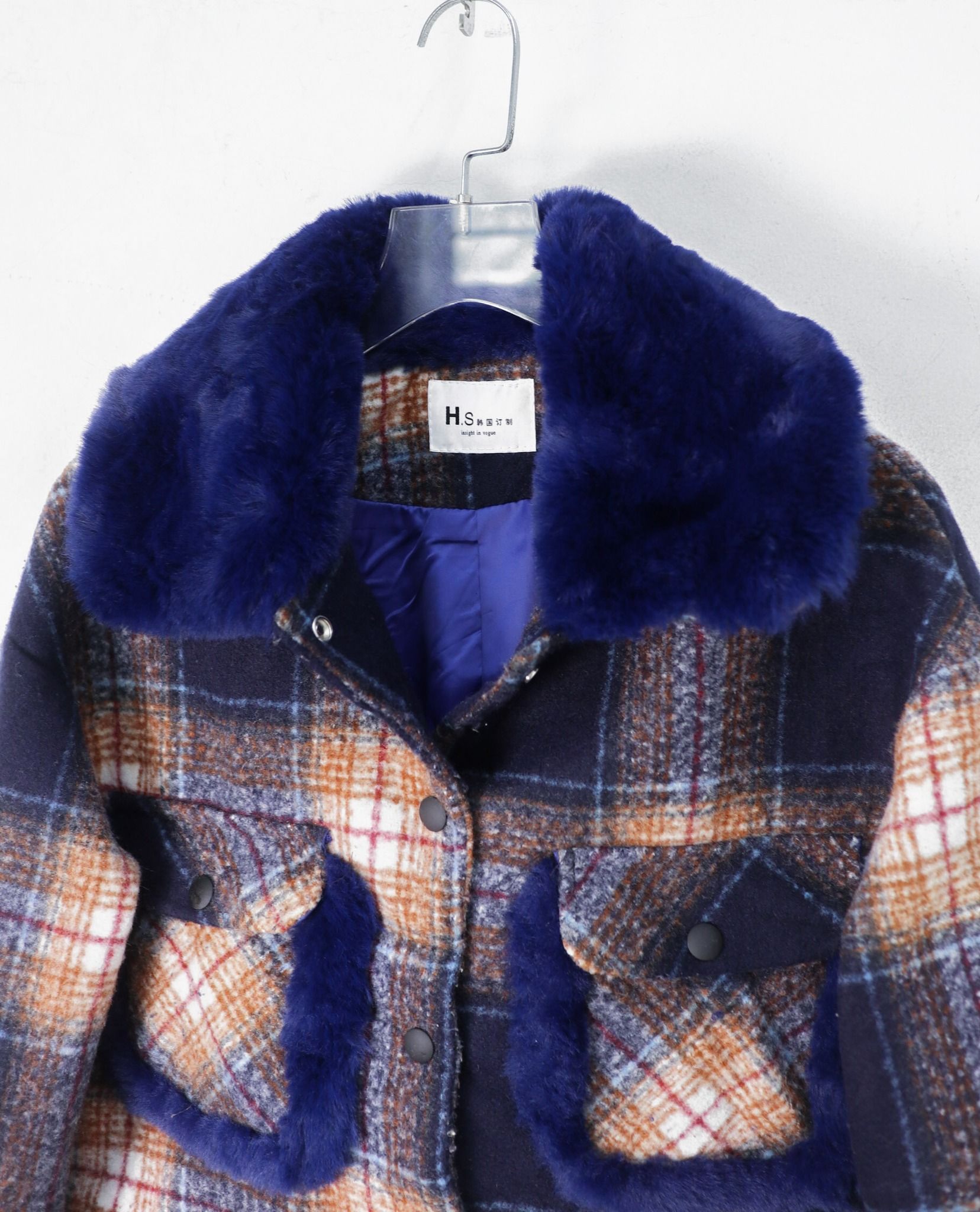 12.18.22 - VTG CROPPED WOOL TRUCKER JACKET - H.S