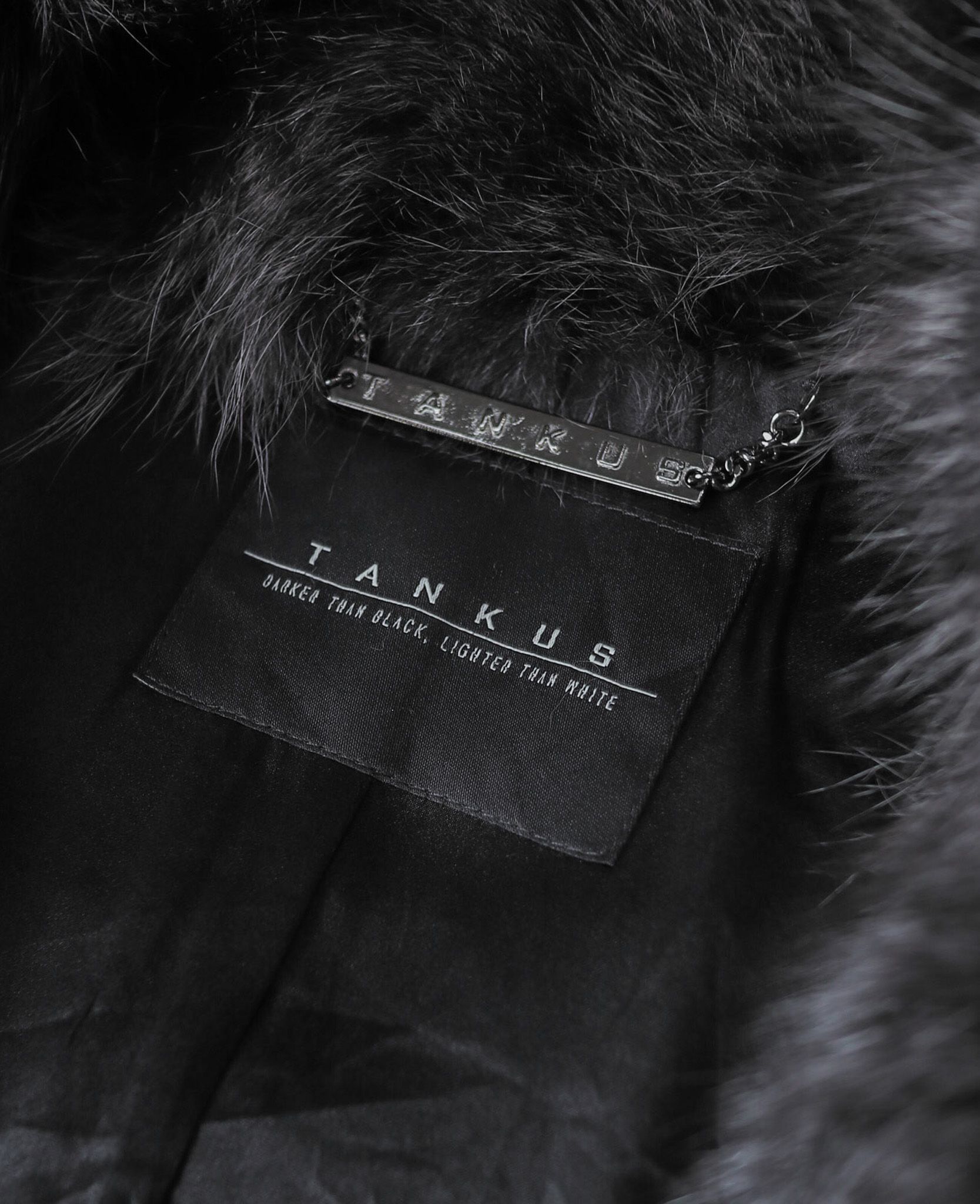 01.03.24 - VTG SLEEVELESS FUR WOOL COAT JACKET - TANKUS