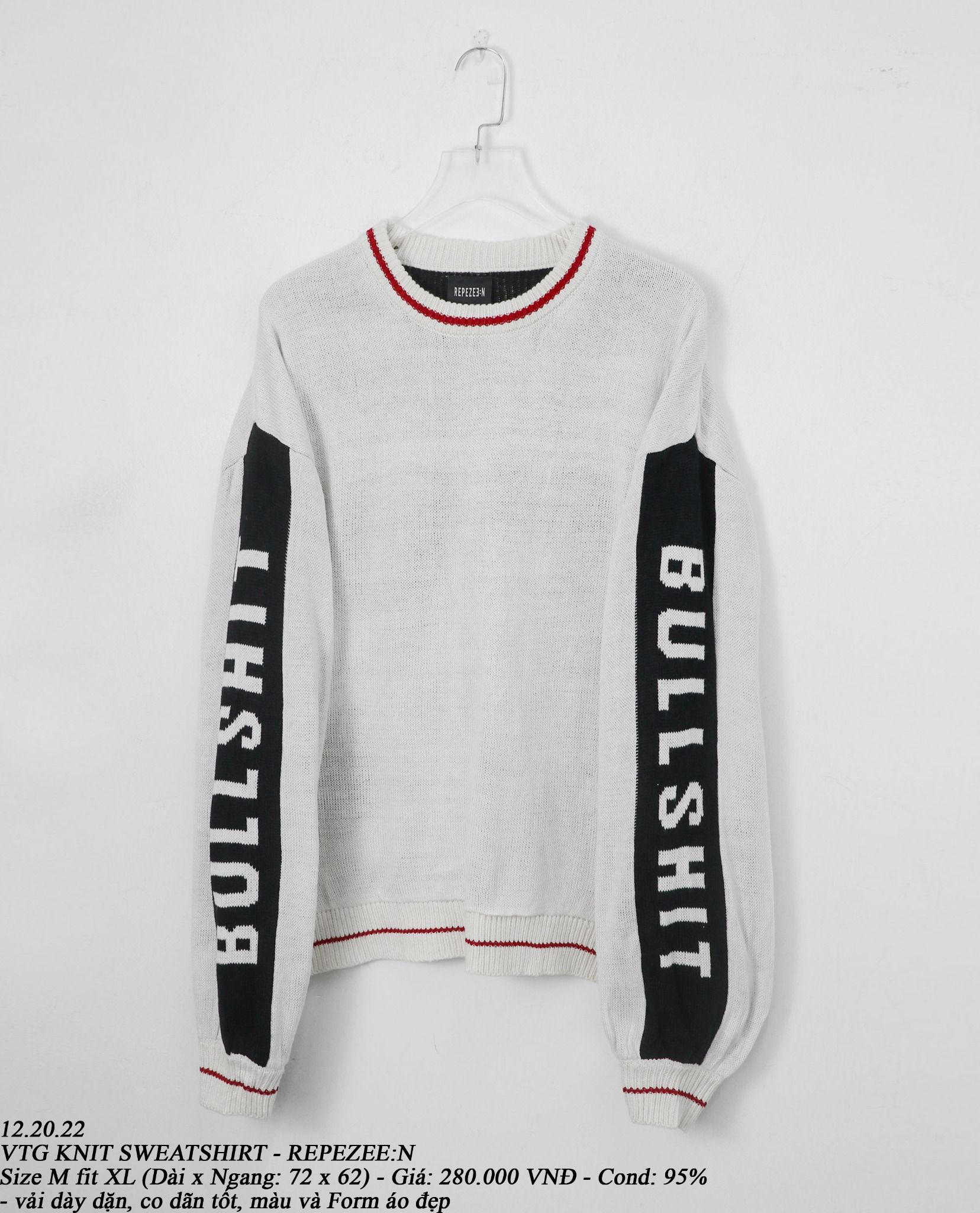 12.20.22 - VTG KNIT SWEATSHIRT - REPEZEE:N