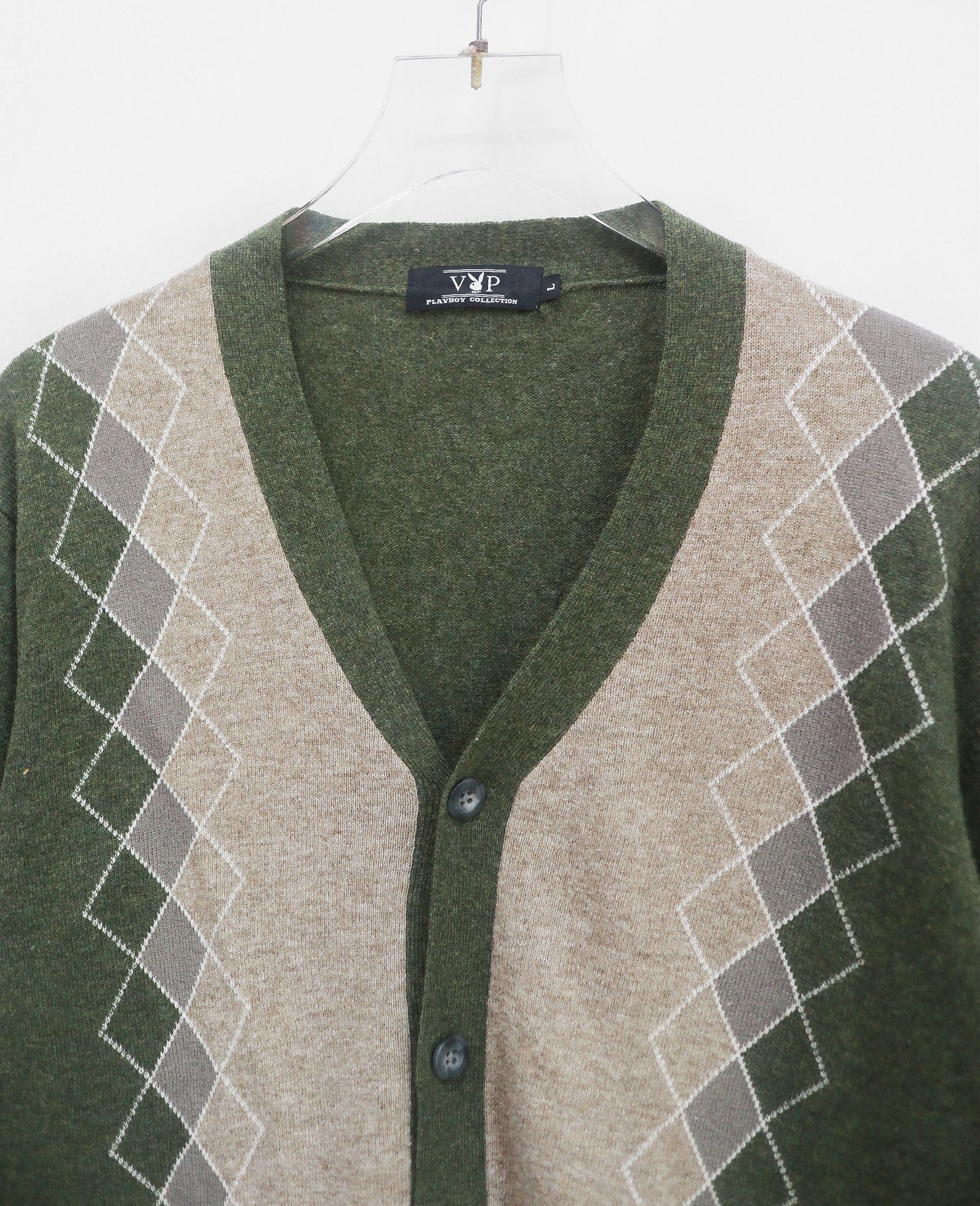 07.28.24 - VTG KNIT CARDIGAN JACKET - PLAYBOY