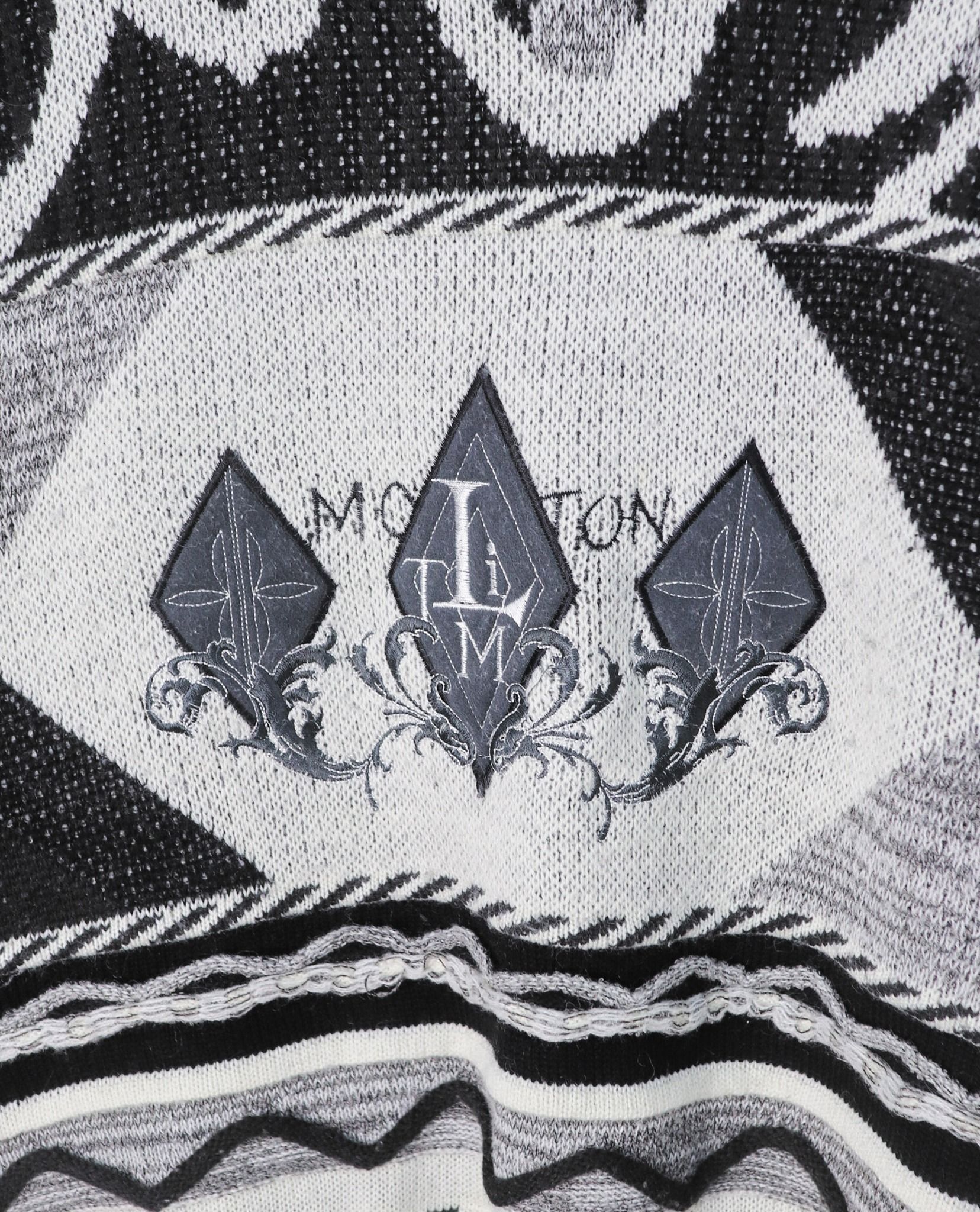 12.20.22 - VTG KNIT SWEATSHIRT - ZEAL ZIP MONO