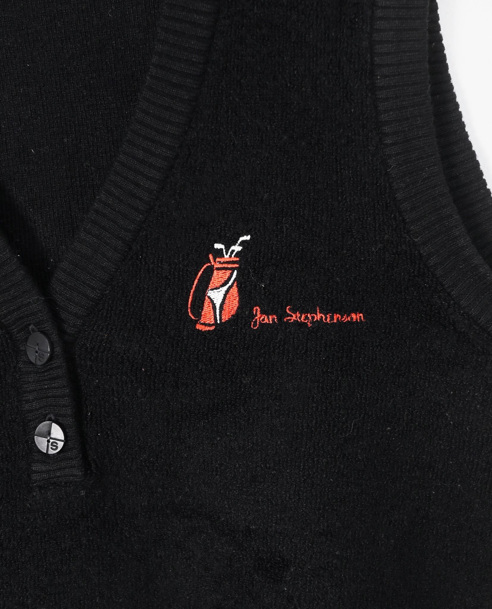 12.21.22 - VTG KNIT VEST - JAN STEPHENSON