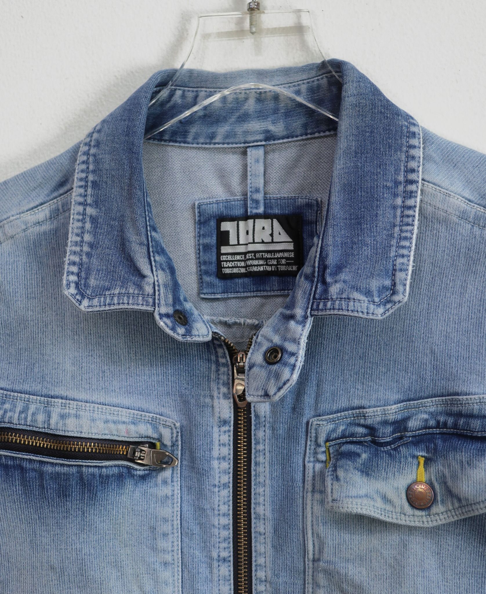 11.19.23 - VTG CROPPED WORK DENIM JACKET - TORA