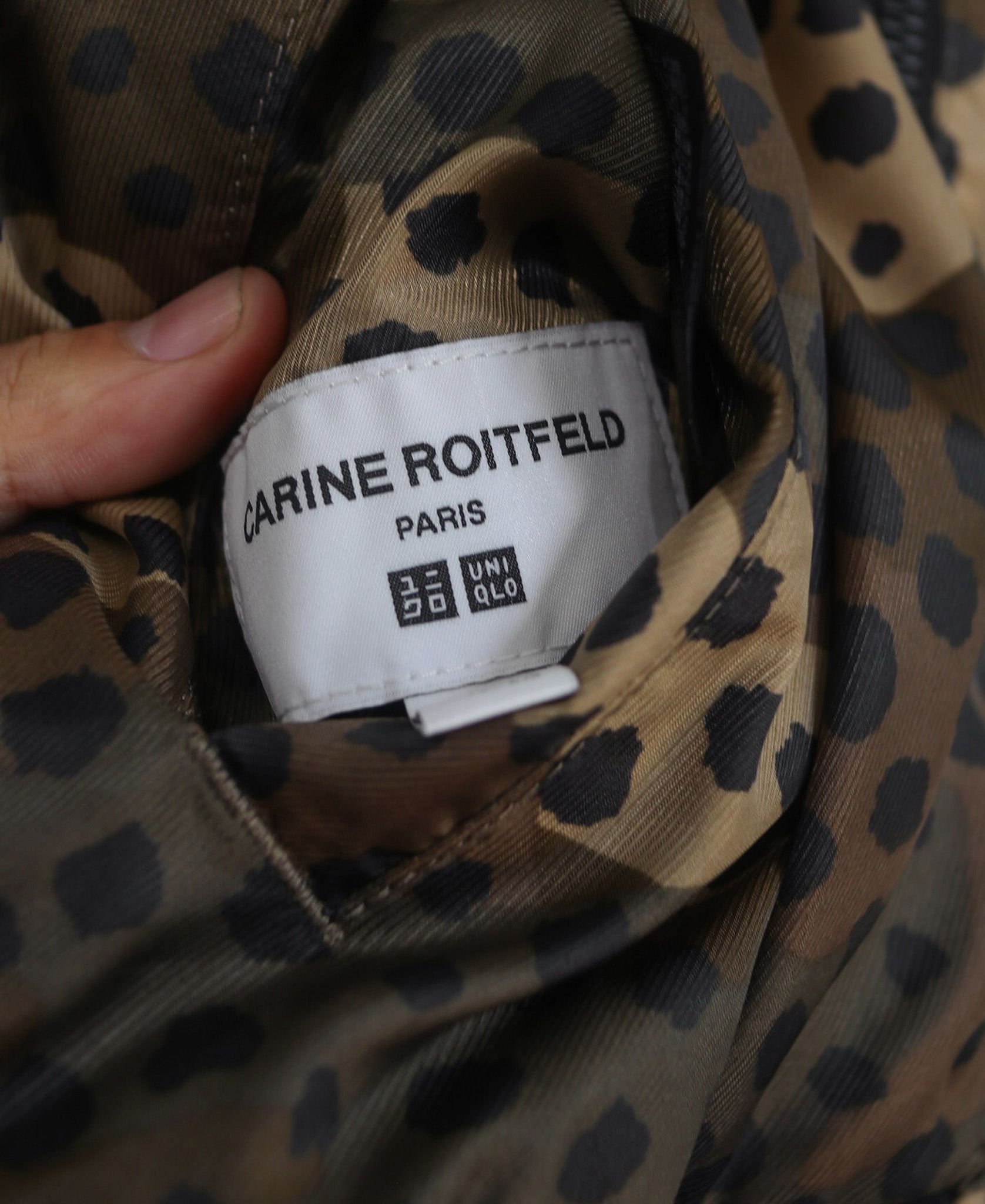 11.19.23 - VTG CROPPED REVERSIBLE BOMBER JACKET - UNIQLO x CARINE ROTFIELD PARIS