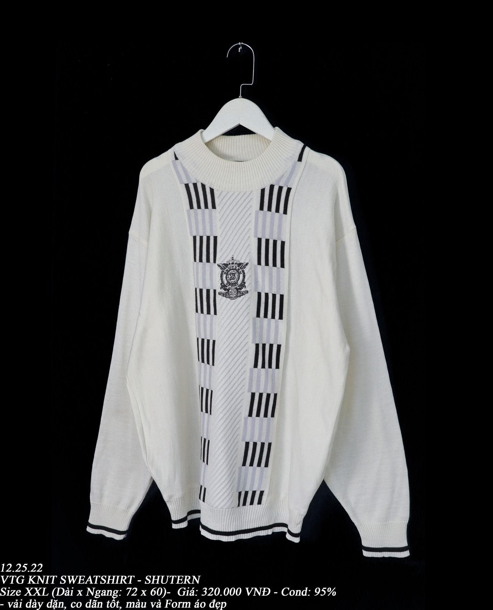 12.25.22 - VTG KNIT SWEATSHIRT - SHUTERN