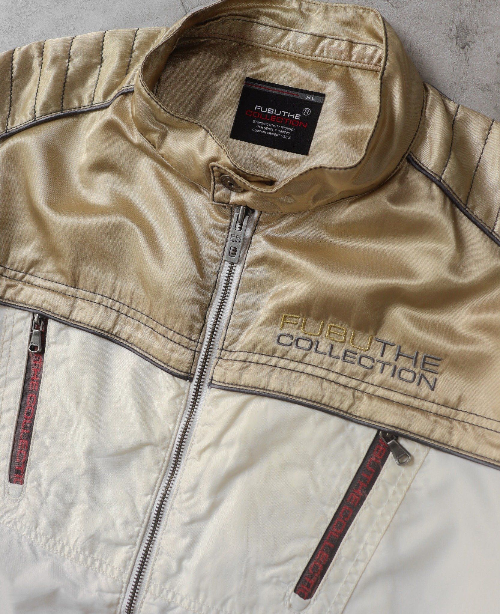 01.15.24 - VTG SATIN BIKER JACKET - FUBU THE COLLECTION