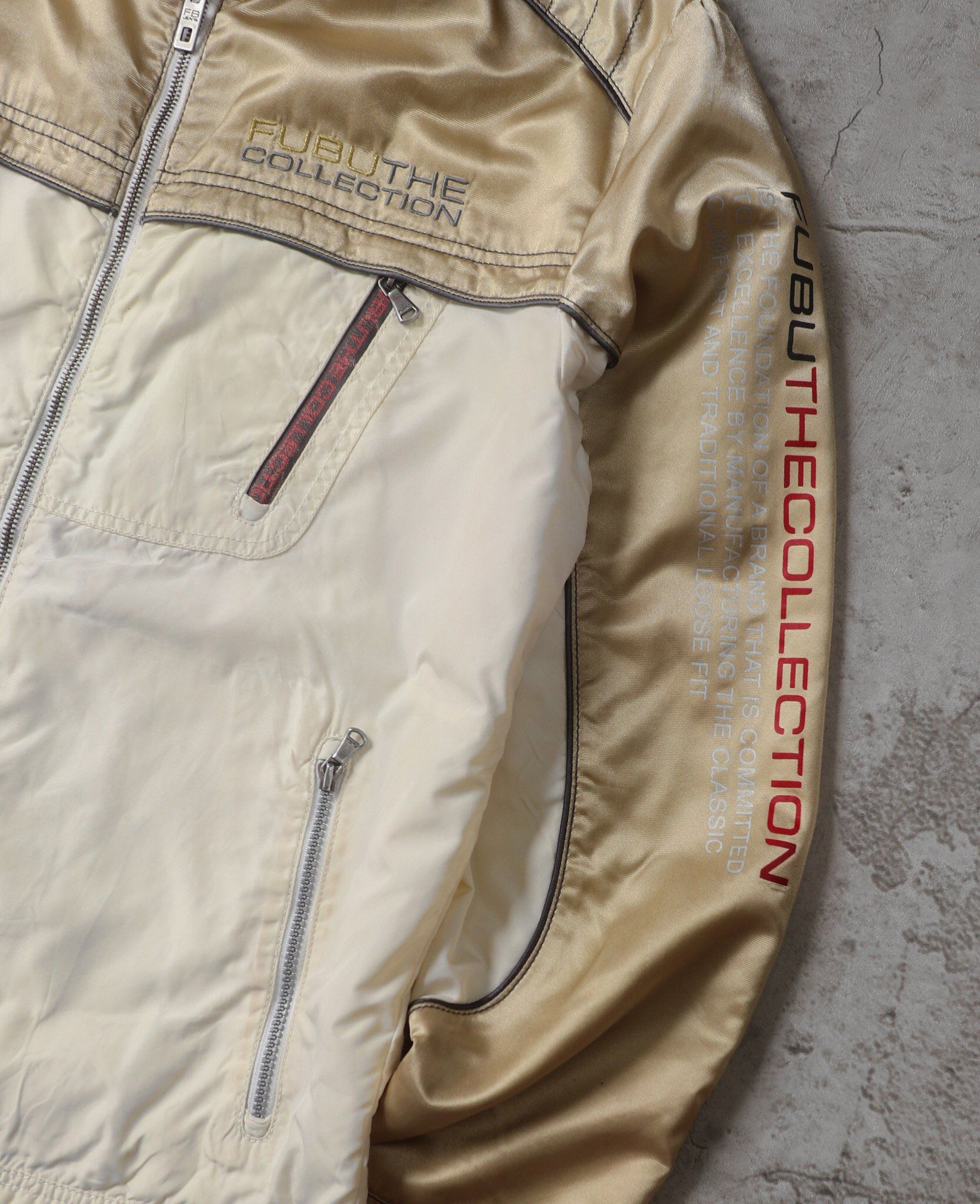 01.15.24 - VTG SATIN BIKER JACKET - FUBU THE COLLECTION