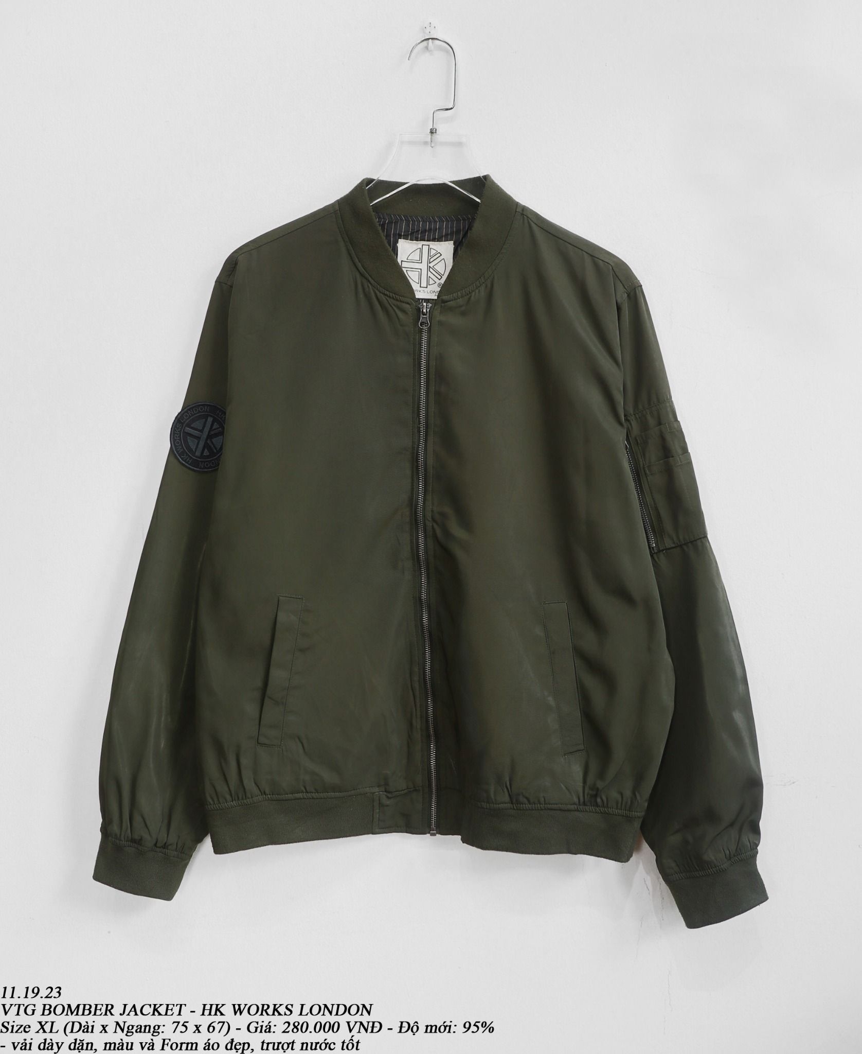 11.19.23 - VTG BOMBER JACKET - HK WORKS LONDON