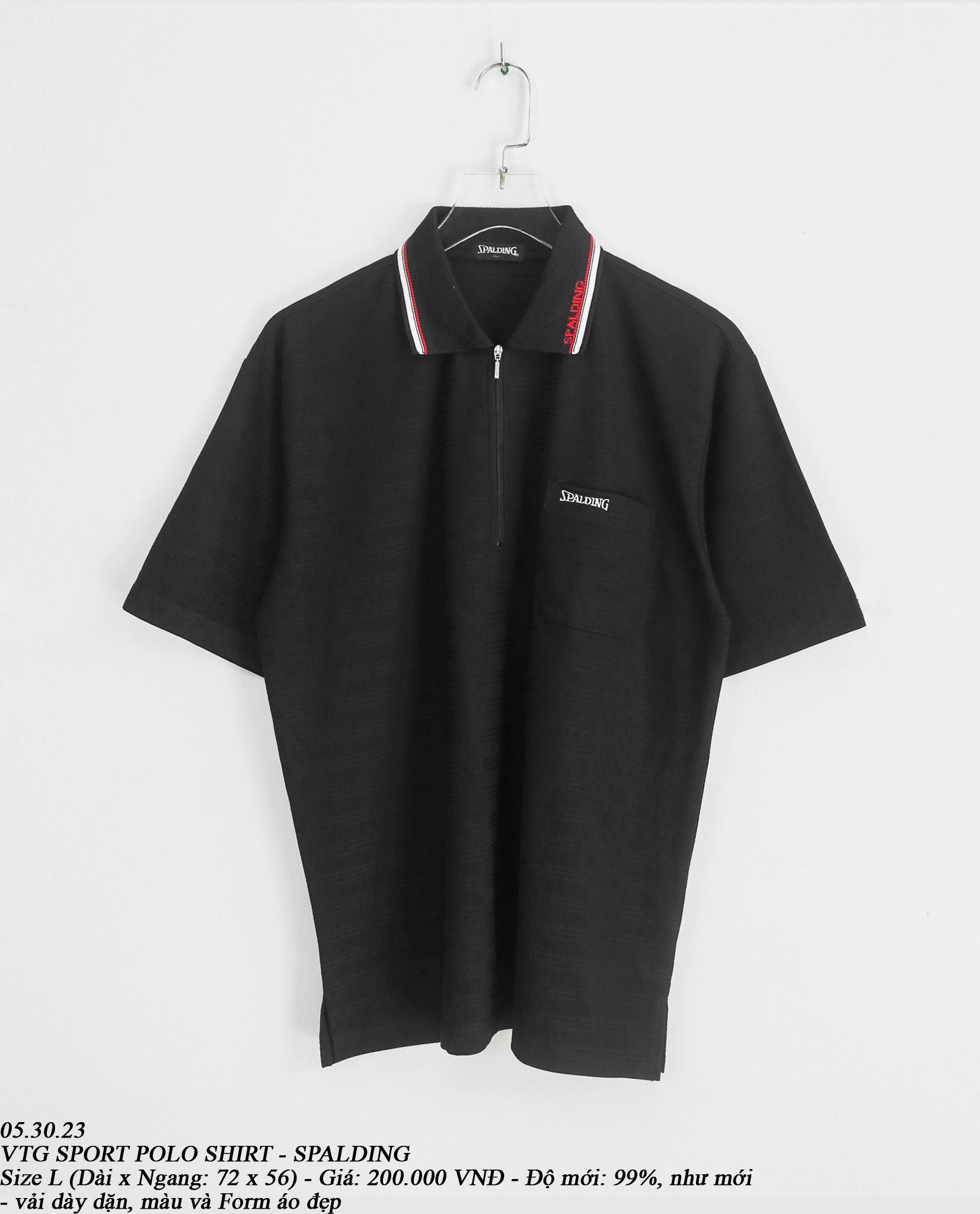 05.30.23 - VTG SPORT POLO SHIRT - SPALDING