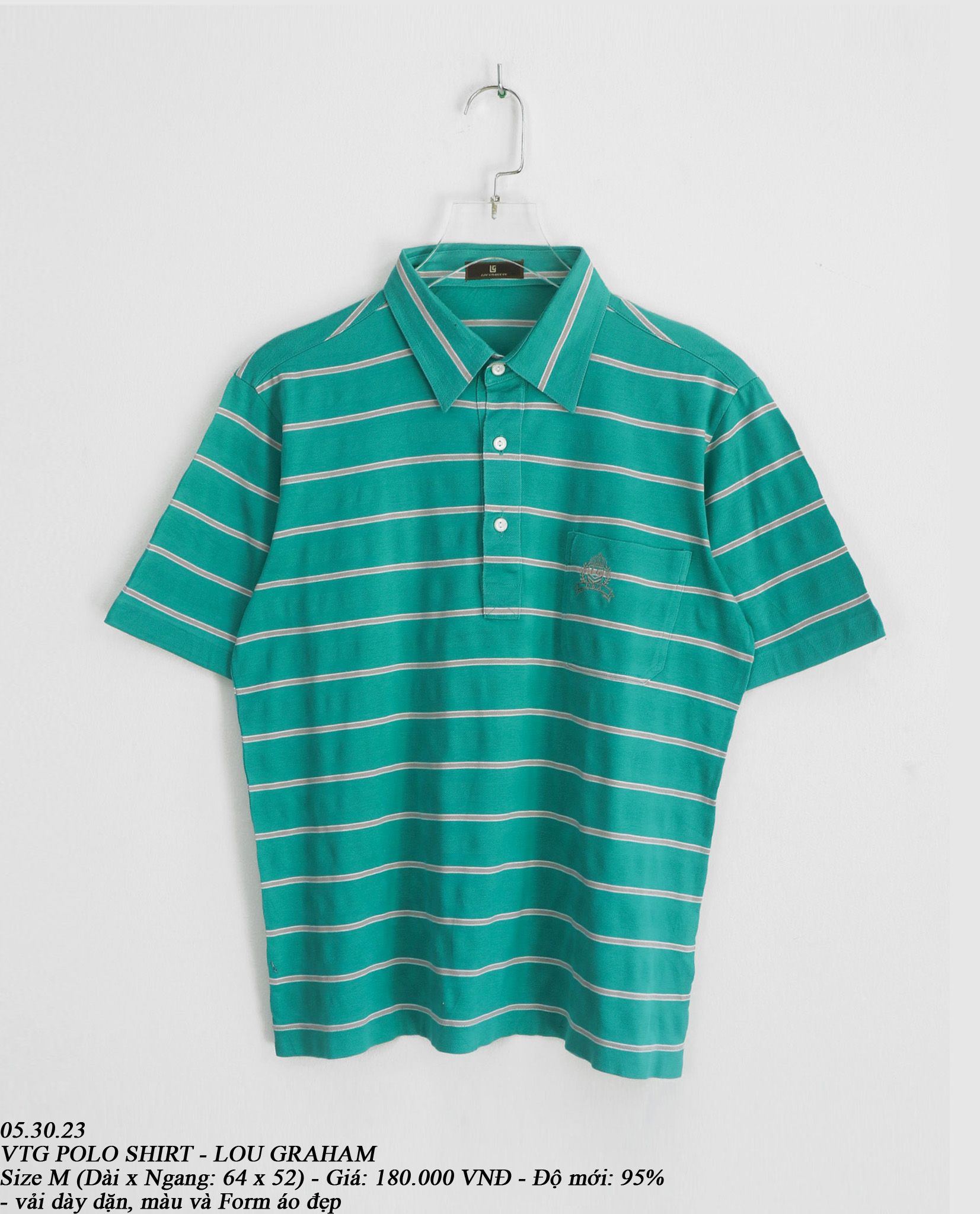 05.30.23 - VTG POLO SHIRT - LOU GRAHAM