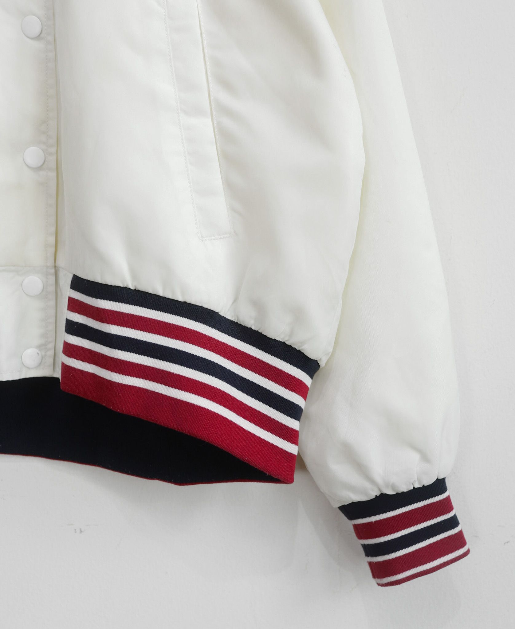 11.19.23 - VTG CROPPED BASEBALL JACKET - BROWNY