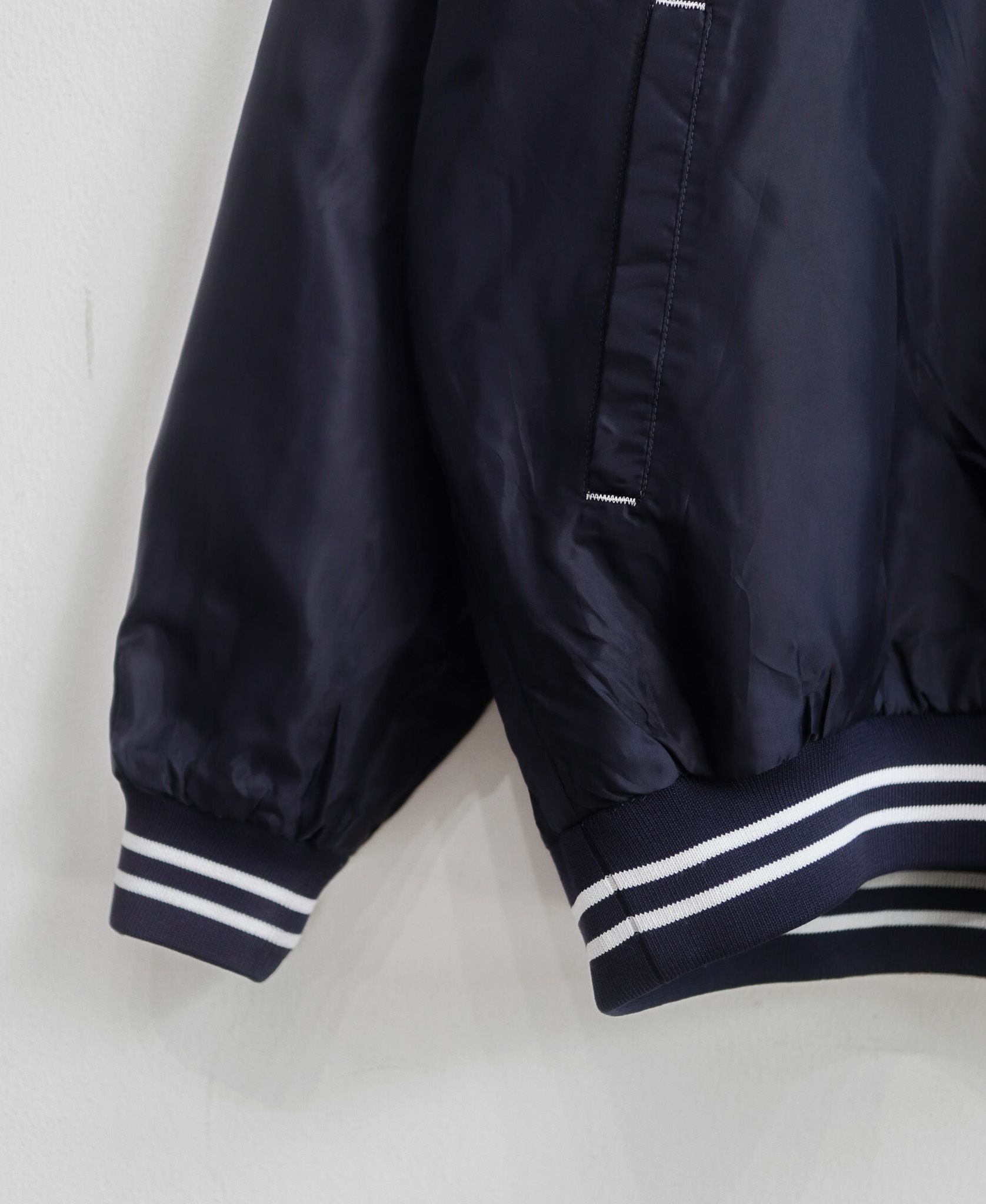 11.19.23 - VTG REVERSIBLE PULLOVER BASEBALL JACKET - MIZUNO