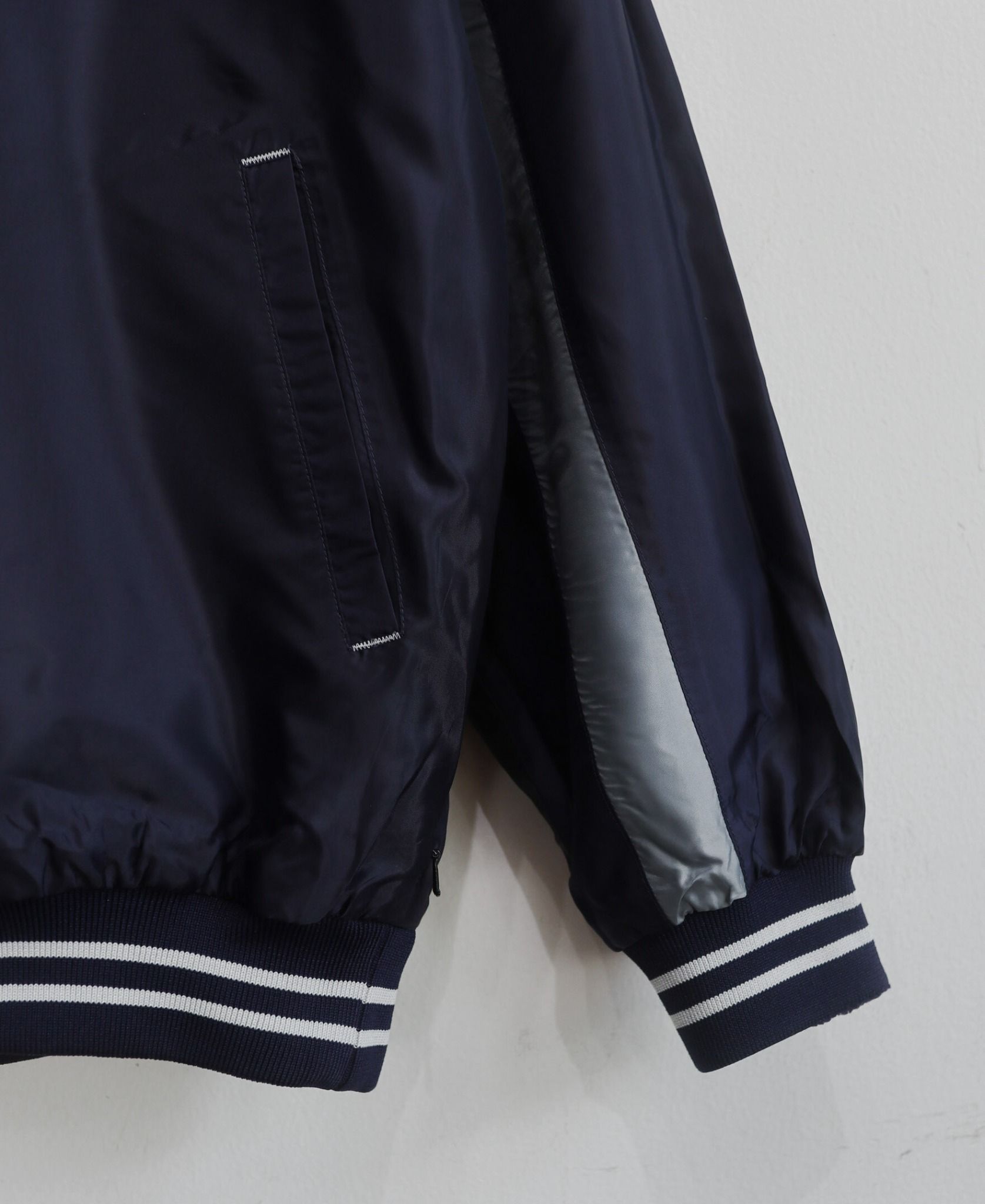 11.19.23 - VTG REVERSIBLE PULLOVER BASEBALL JACKET - MIZUNO