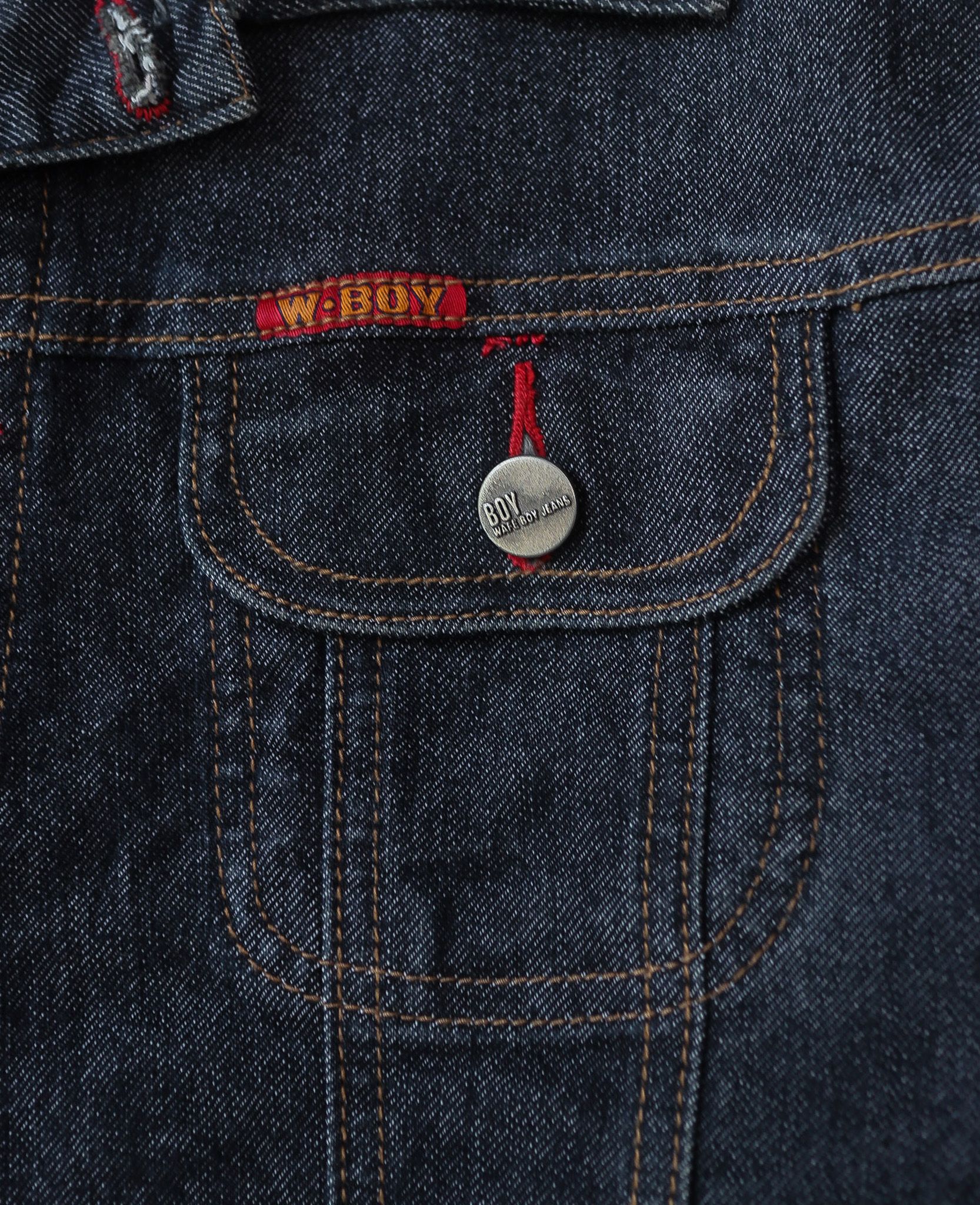 08.04.24 - VTG CROPPED DENIM JACKET - WAFE BOY