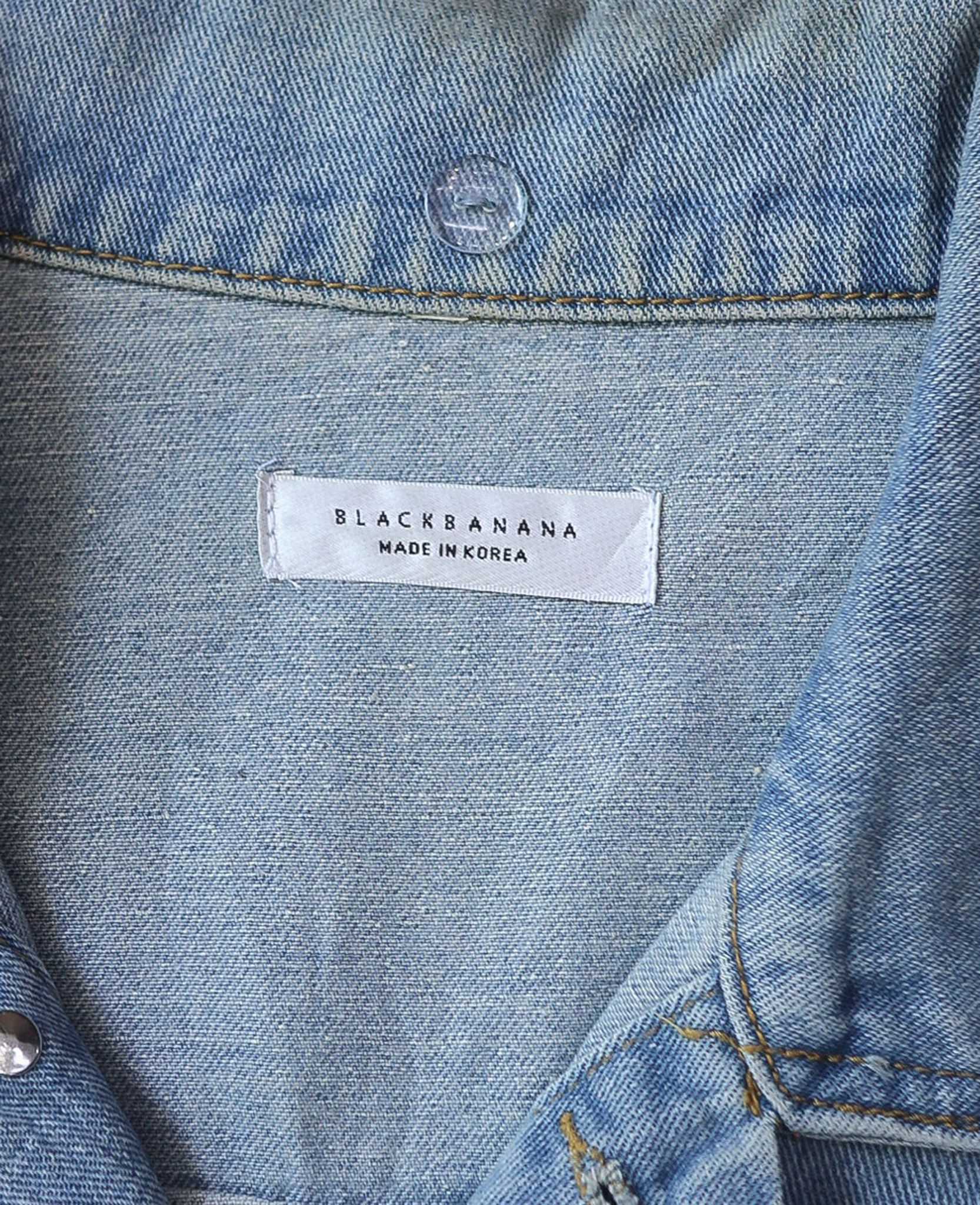 08.04.24 - VTG DENIM JACKET - BLACKBANANA