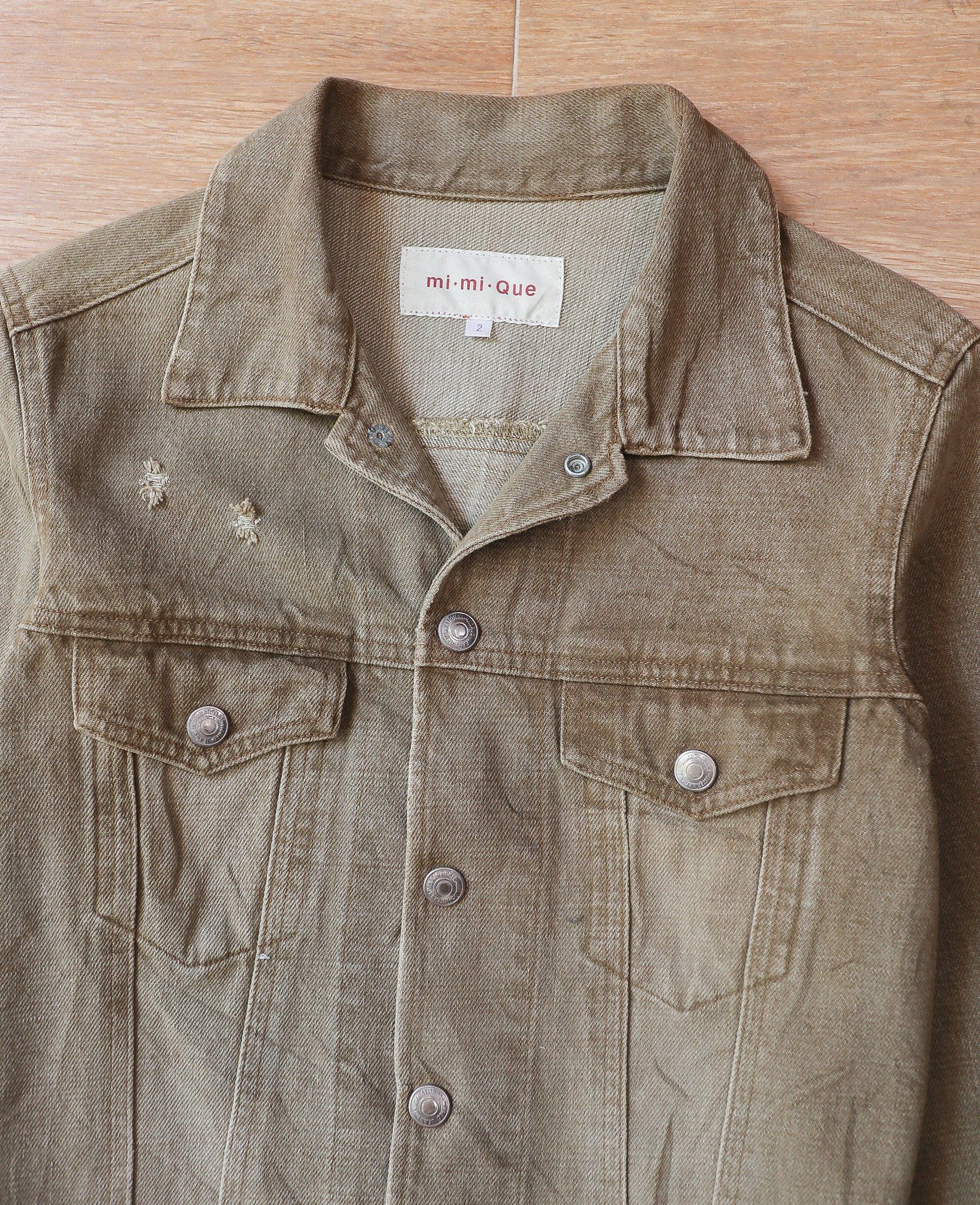 08.04.24 - VTG CROPPED DENIM JACKET - MI MI QUE